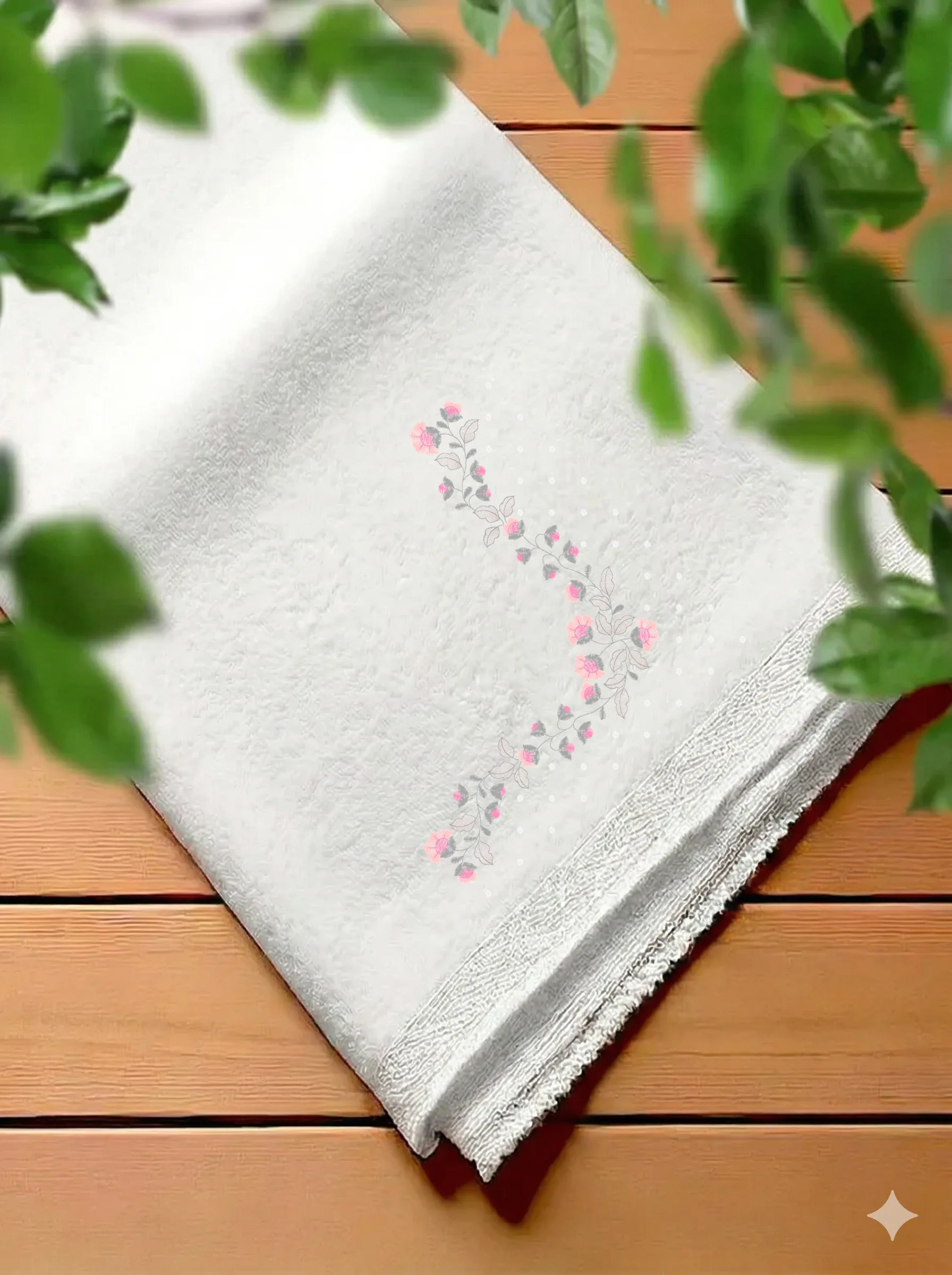 Цветочный угловой орнамент (миниатюра 7)