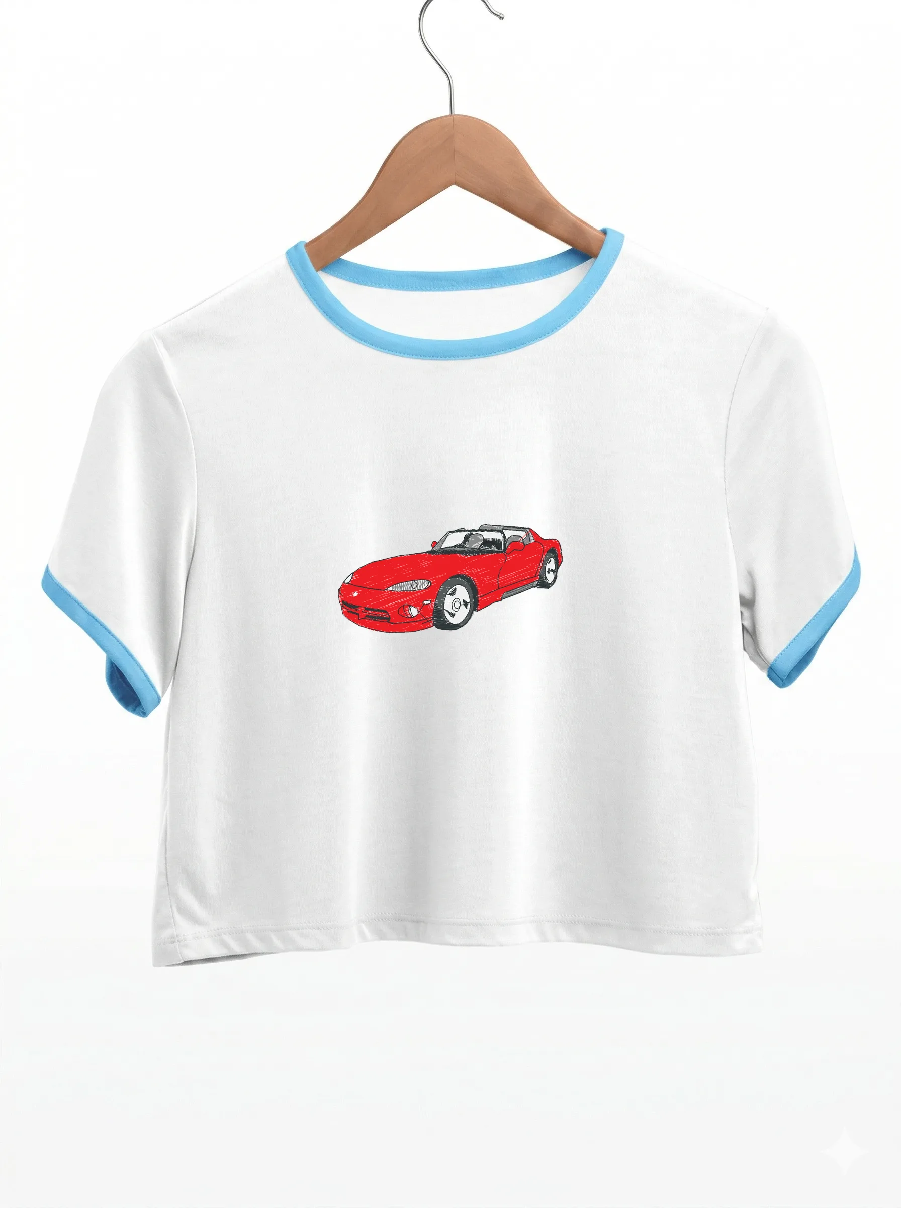 Красный спортивный автомобиль (миниатюра 9)