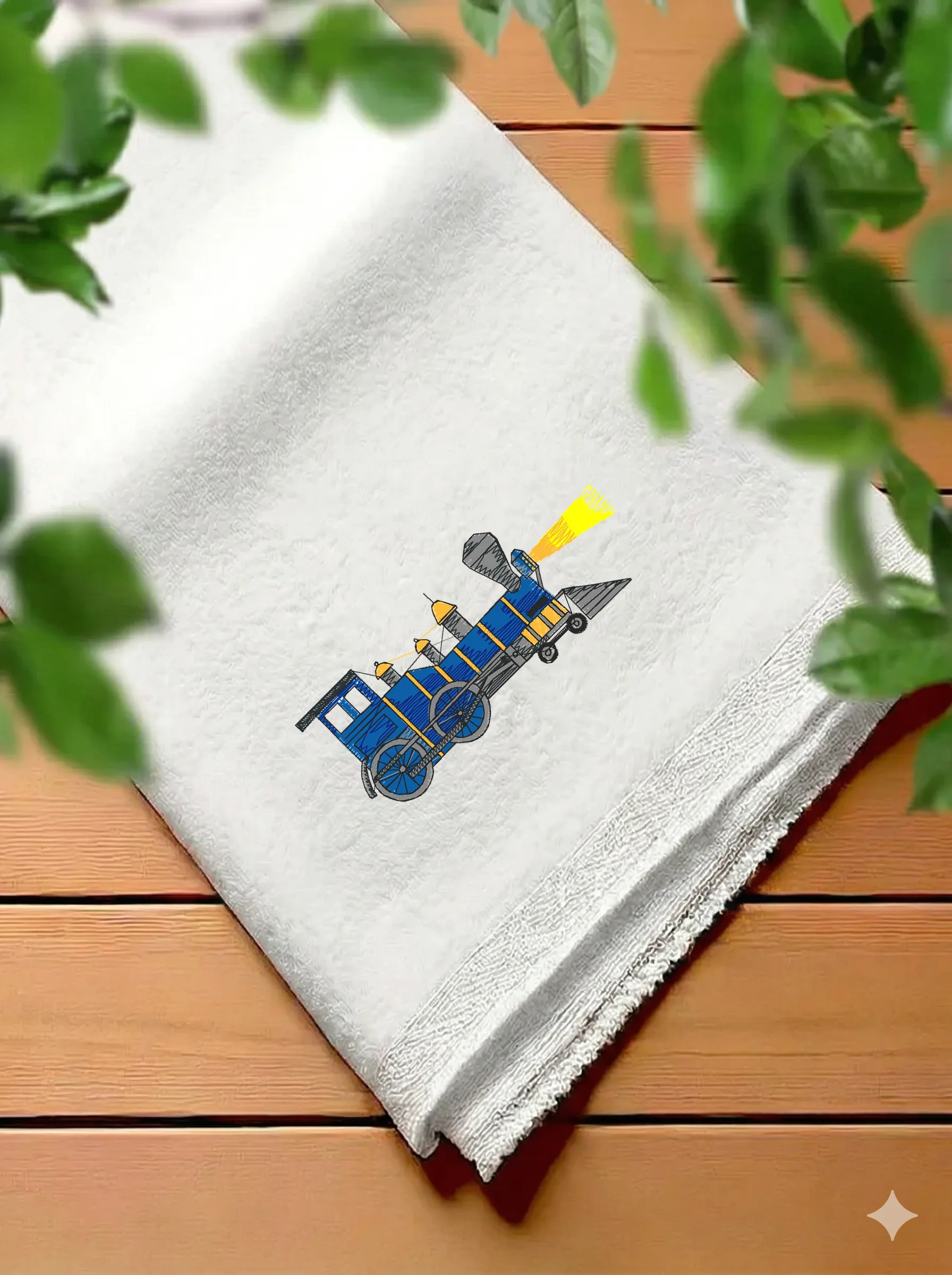 Винтажный паровоз (миниатюра 7)