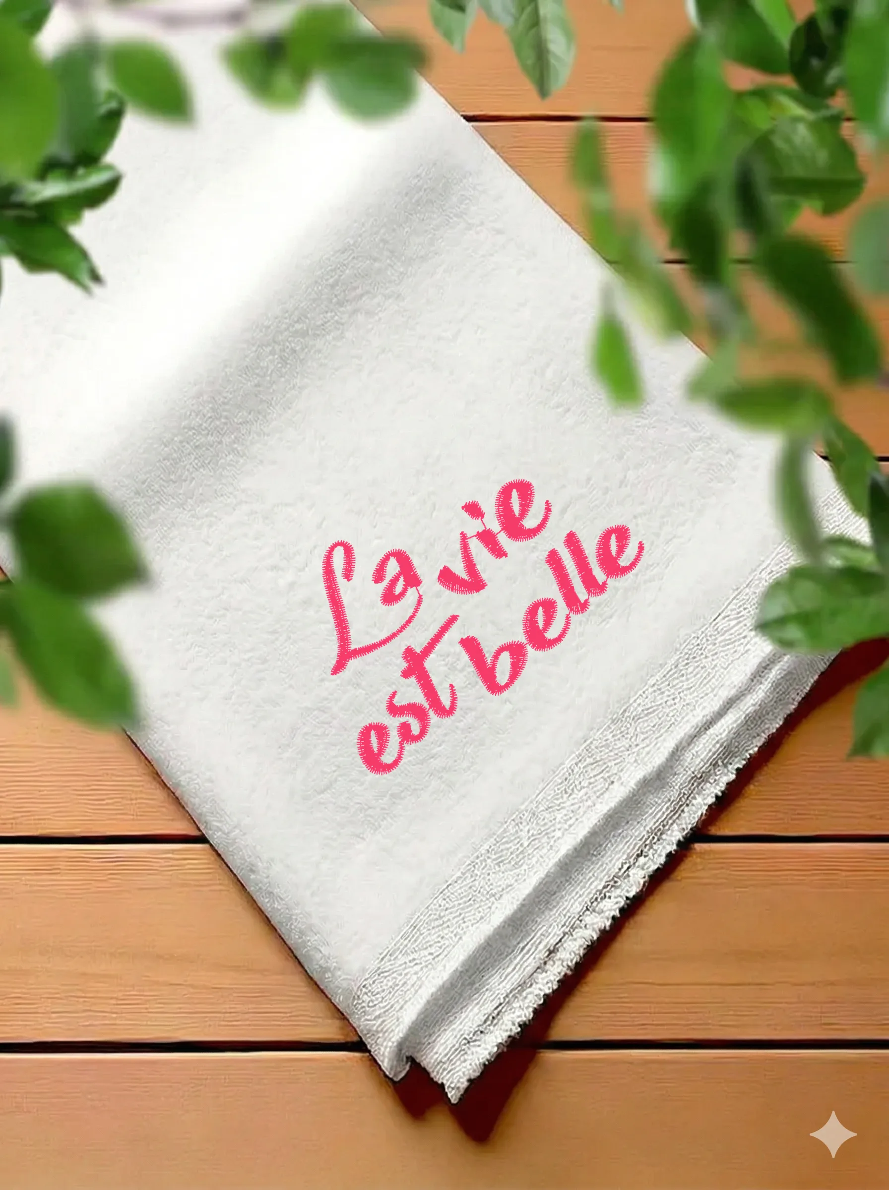 Надпись La vie est belle (миниатюра 7)