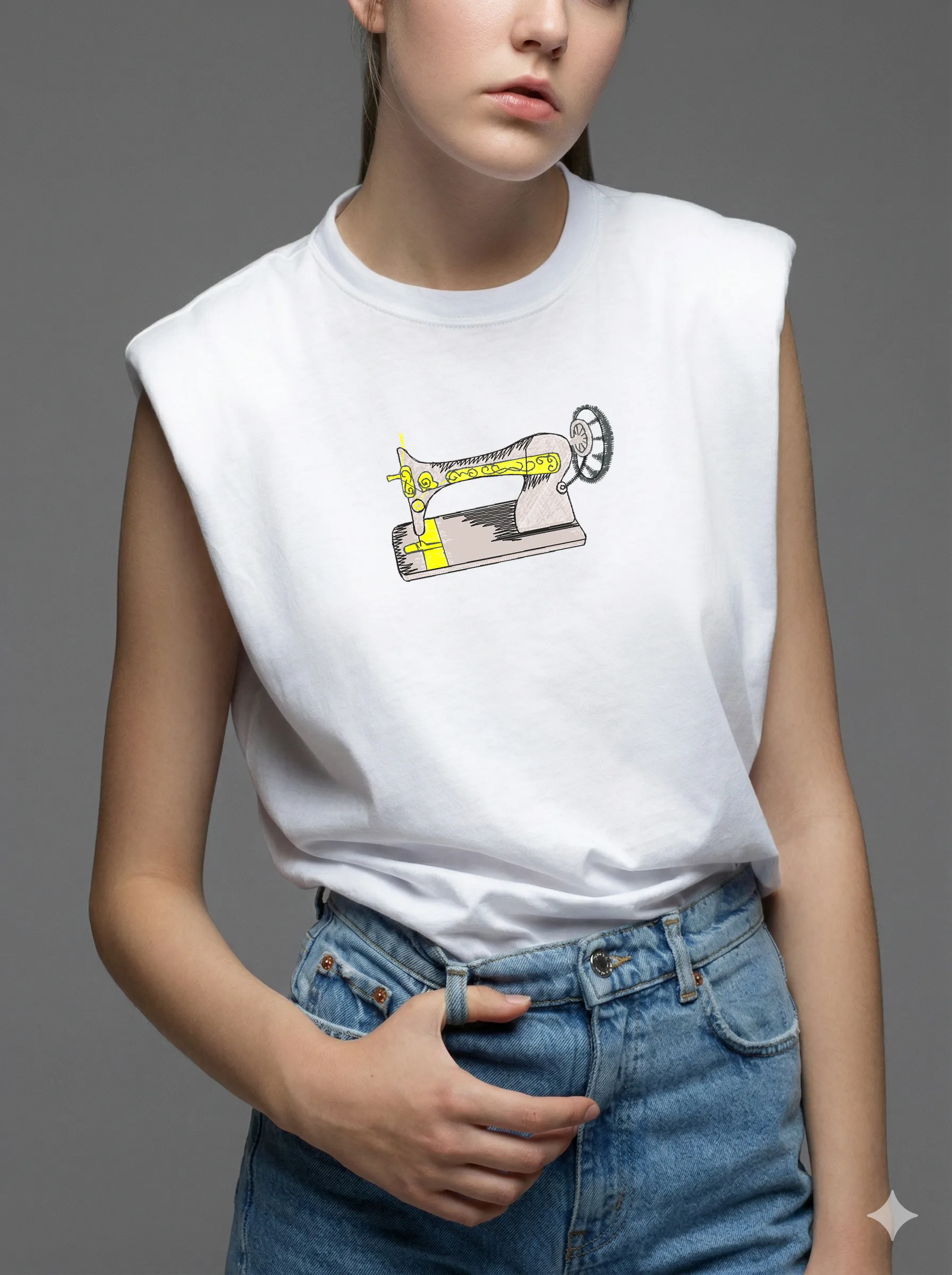 Ретро швейная машина (миниатюра 8)