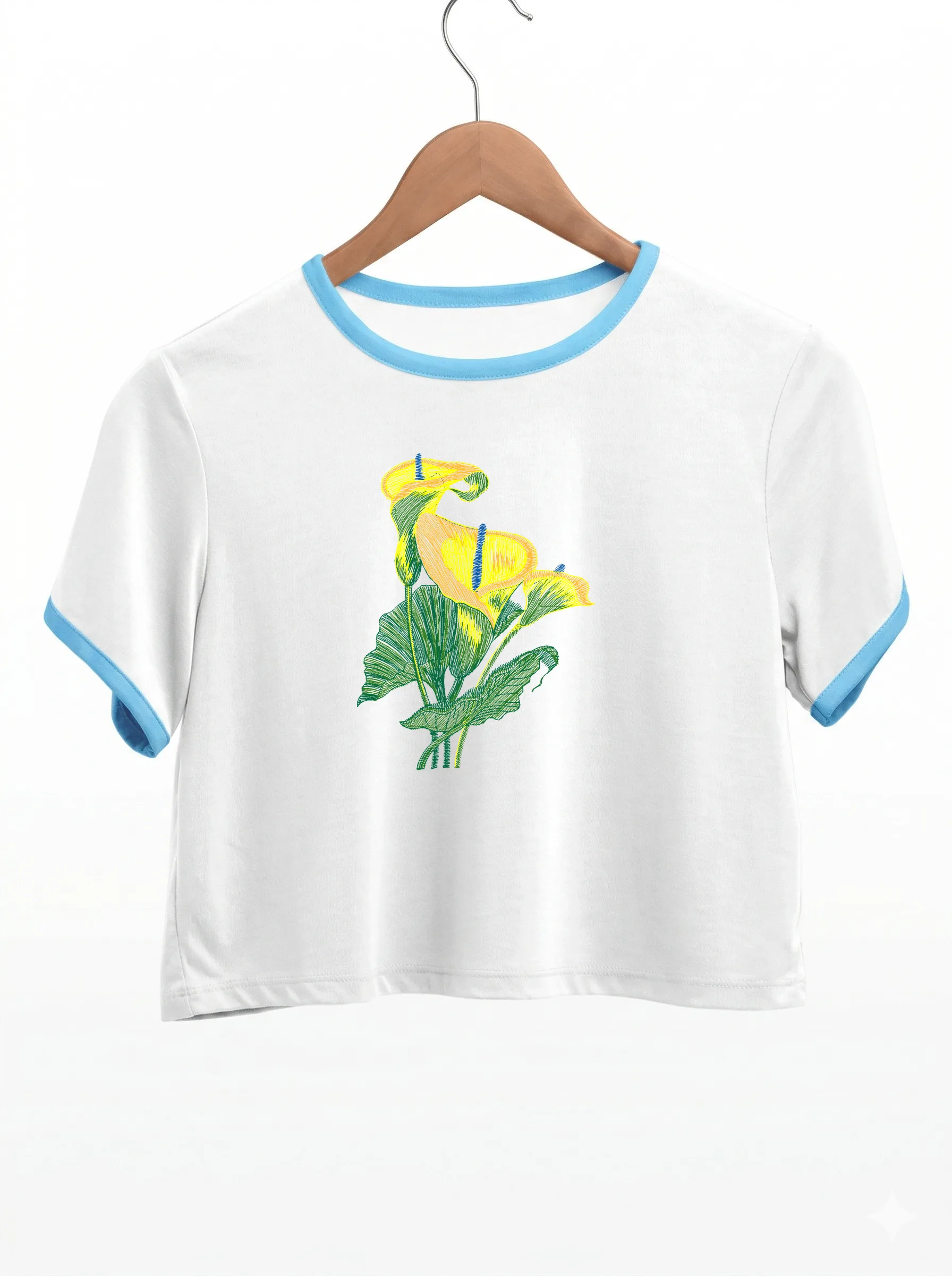 Изящные желтые каллы (миниатюра 9)