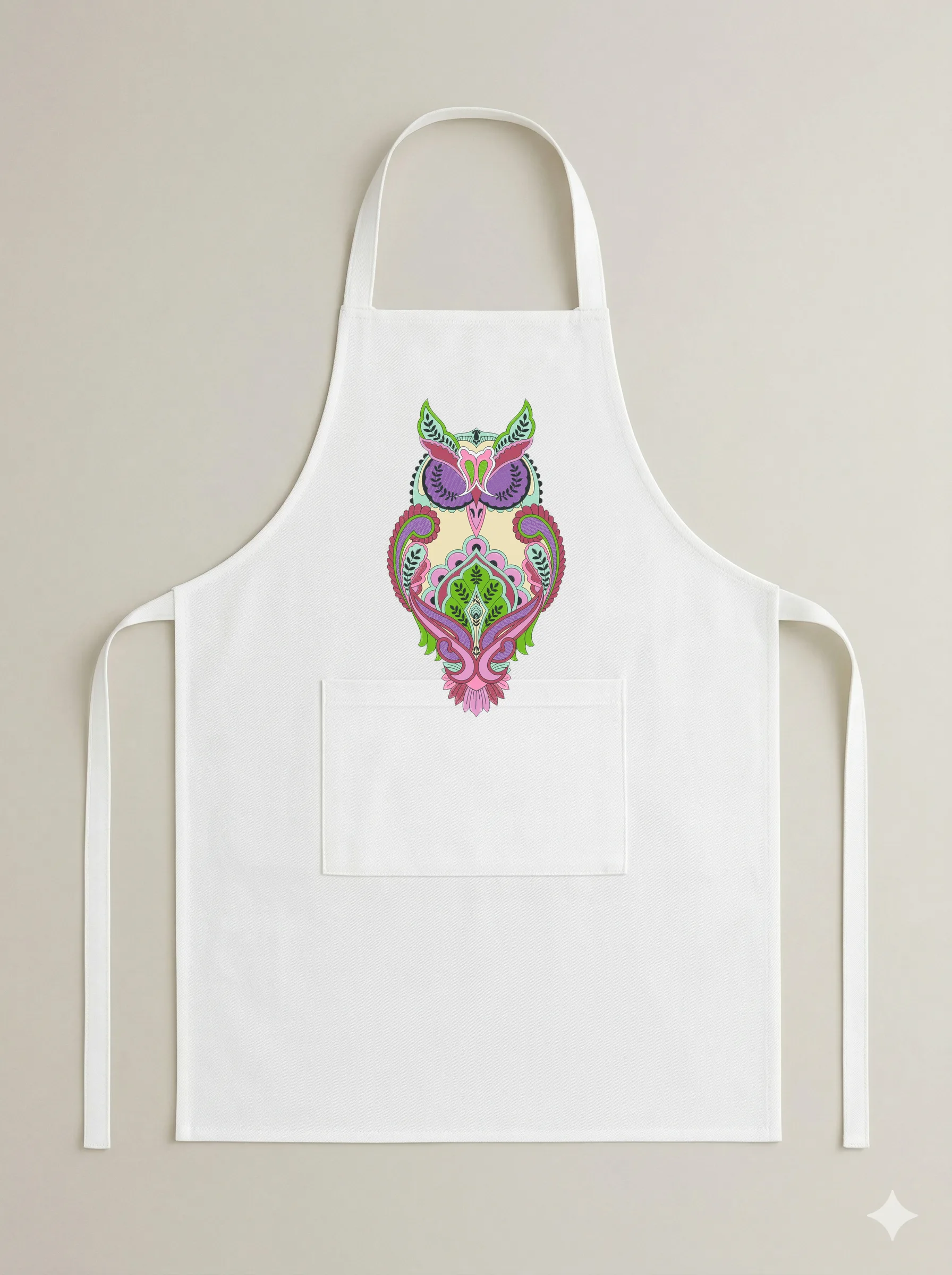 Декоративная узорчатая сова (миниатюра 6)