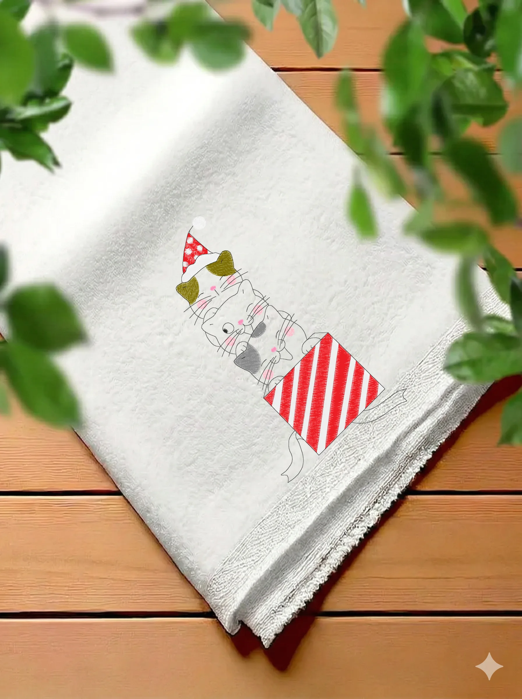 Новогодние коты в коробке (миниатюра 7)