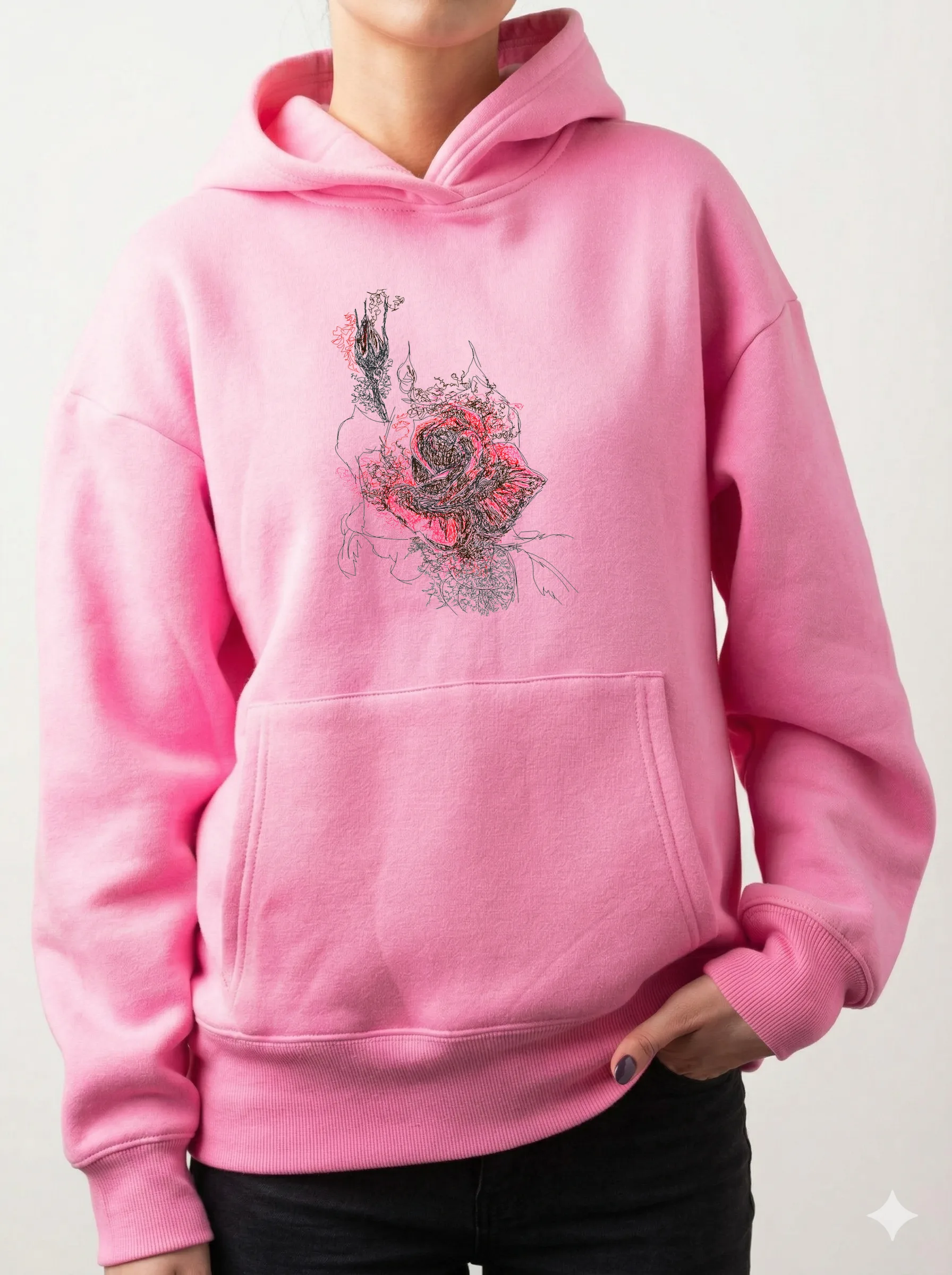 Экспрессивная красная роза (миниатюра 12)