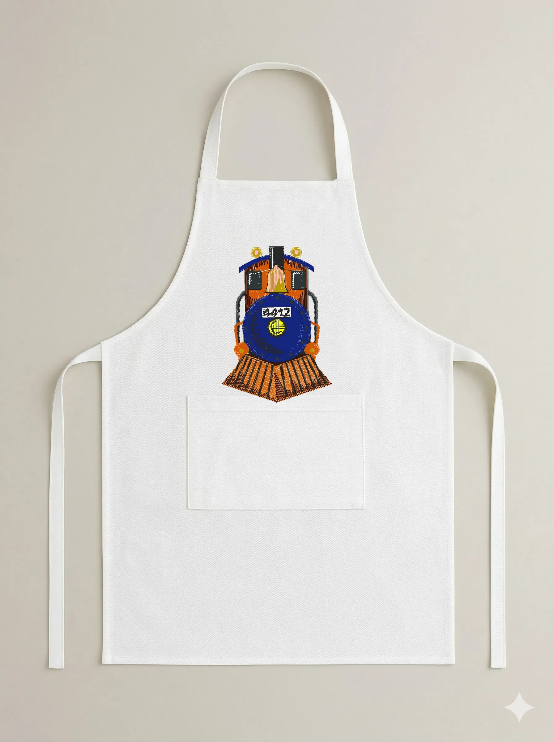Винтажный паровоз (миниатюра 6)