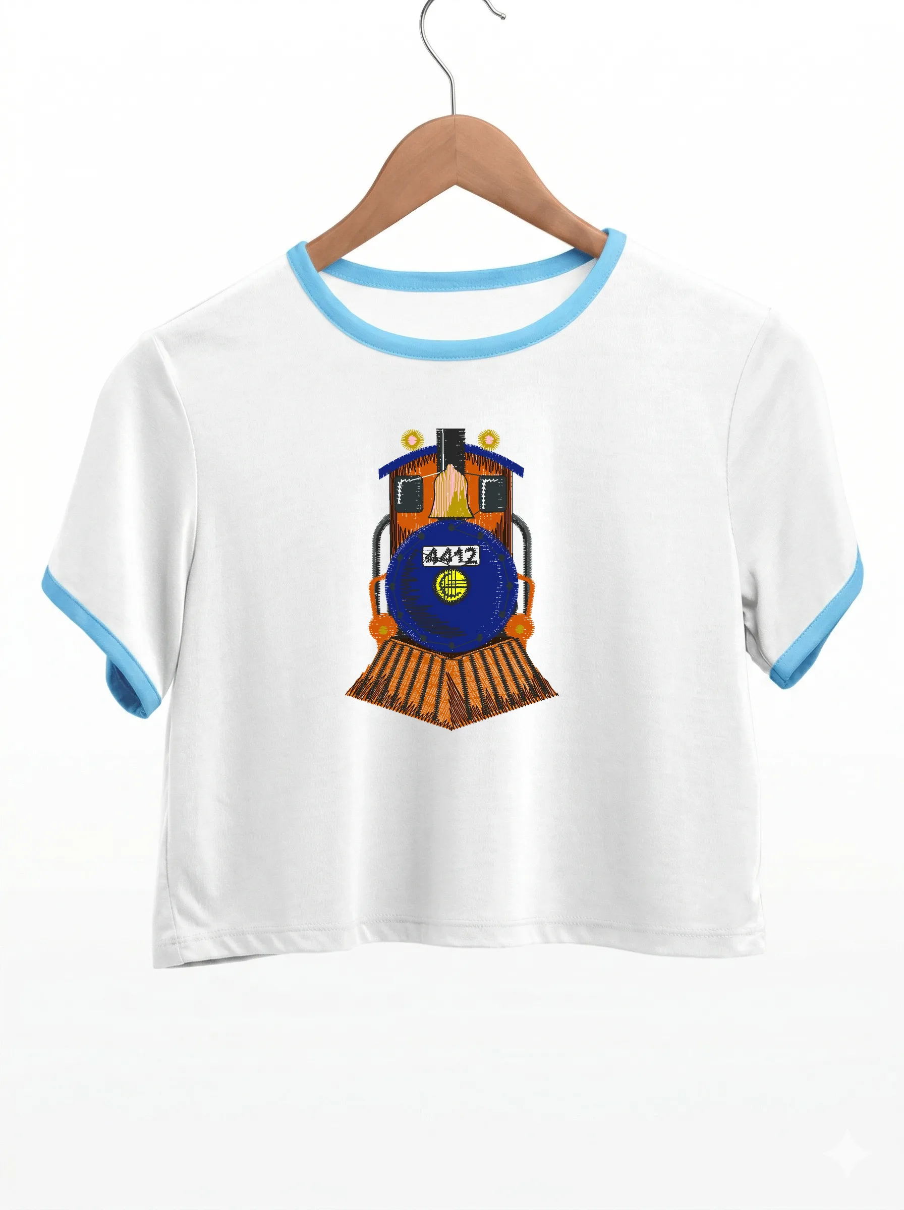 Винтажный паровоз (миниатюра 9)