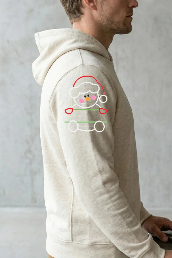 Милый новогодний снеговик (миниатюра 3)