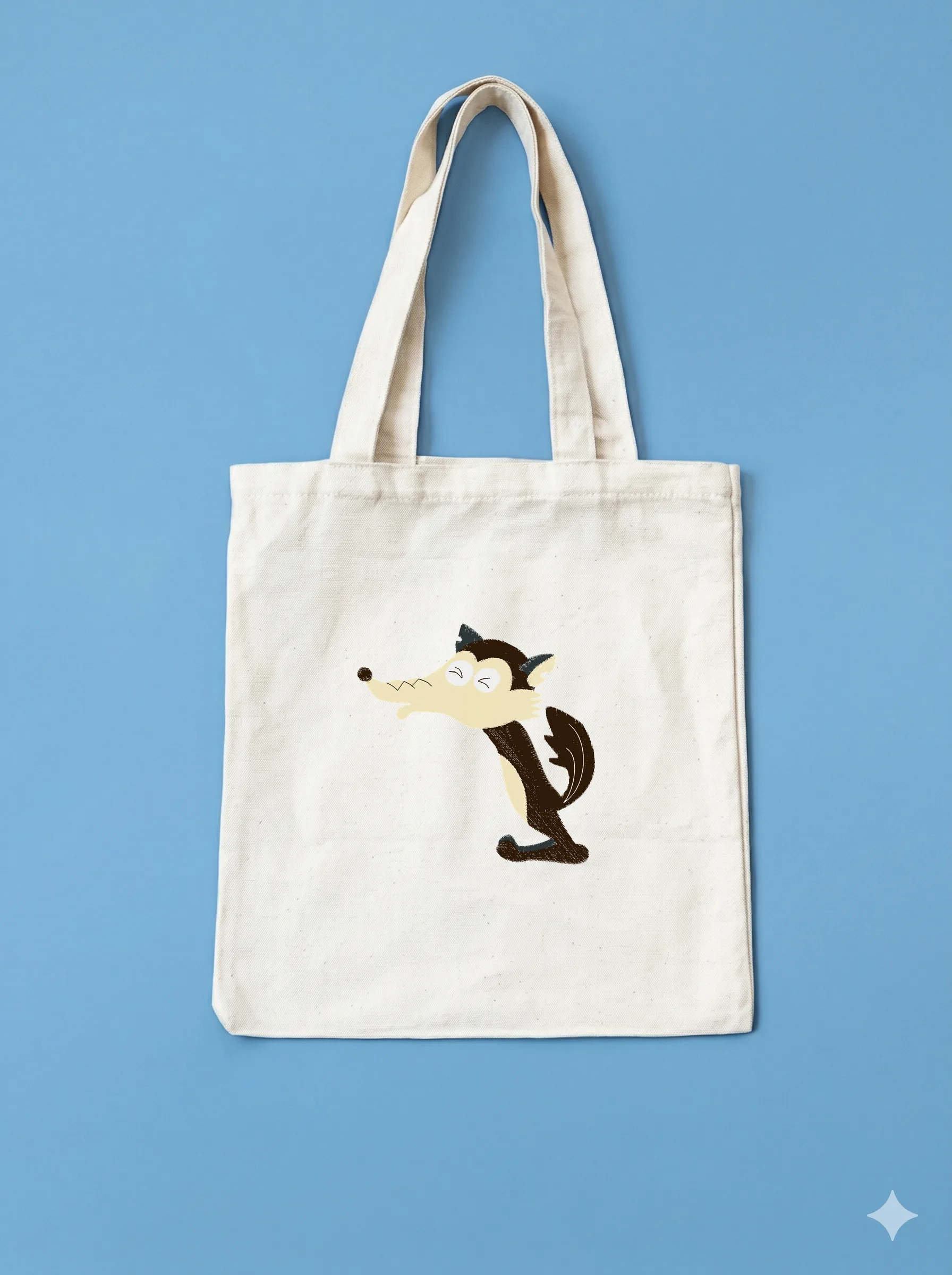 Забавный мультяшный волк (миниатюра 10)
