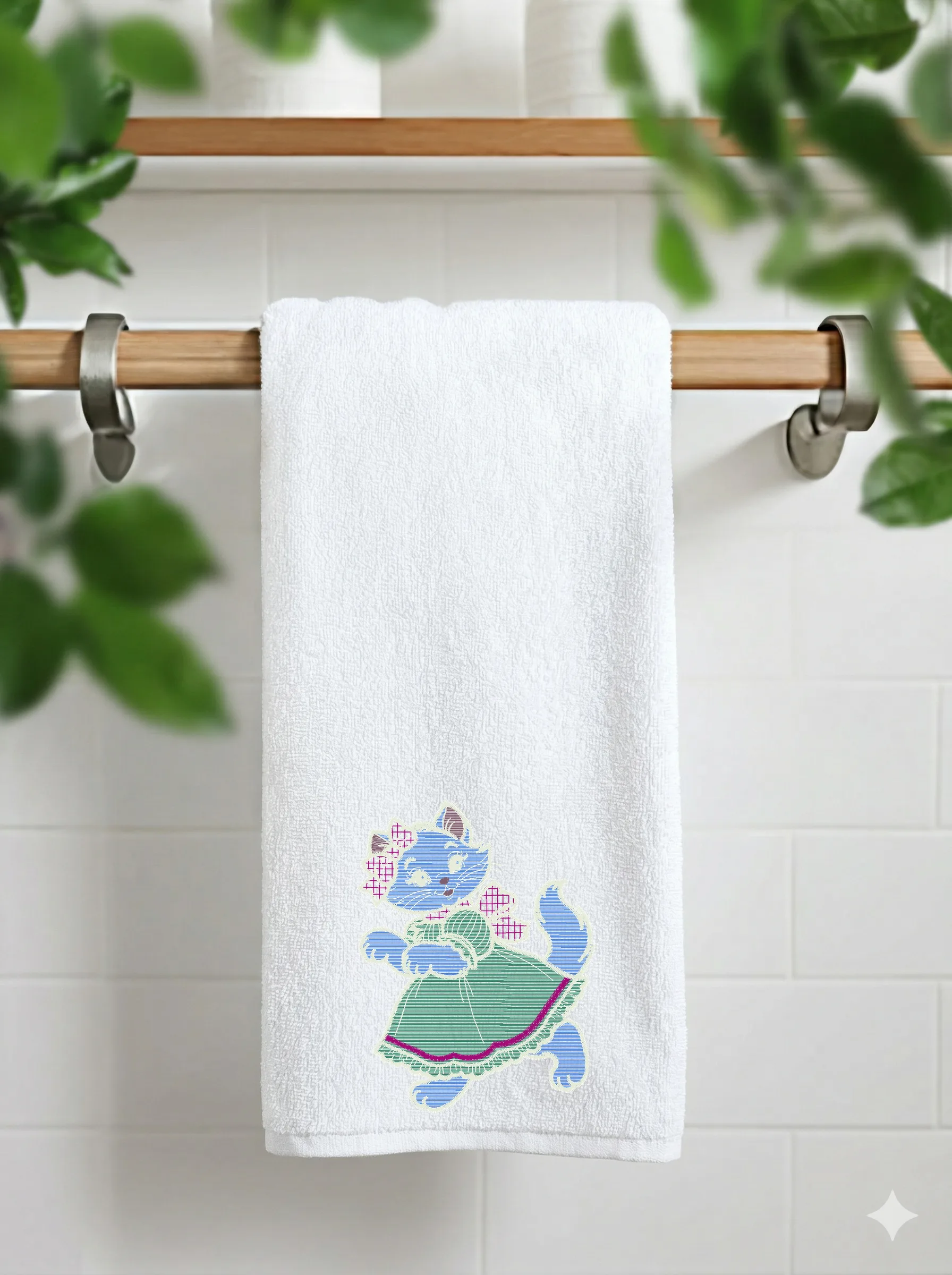 Кошечка с клубком (миниатюра 11)