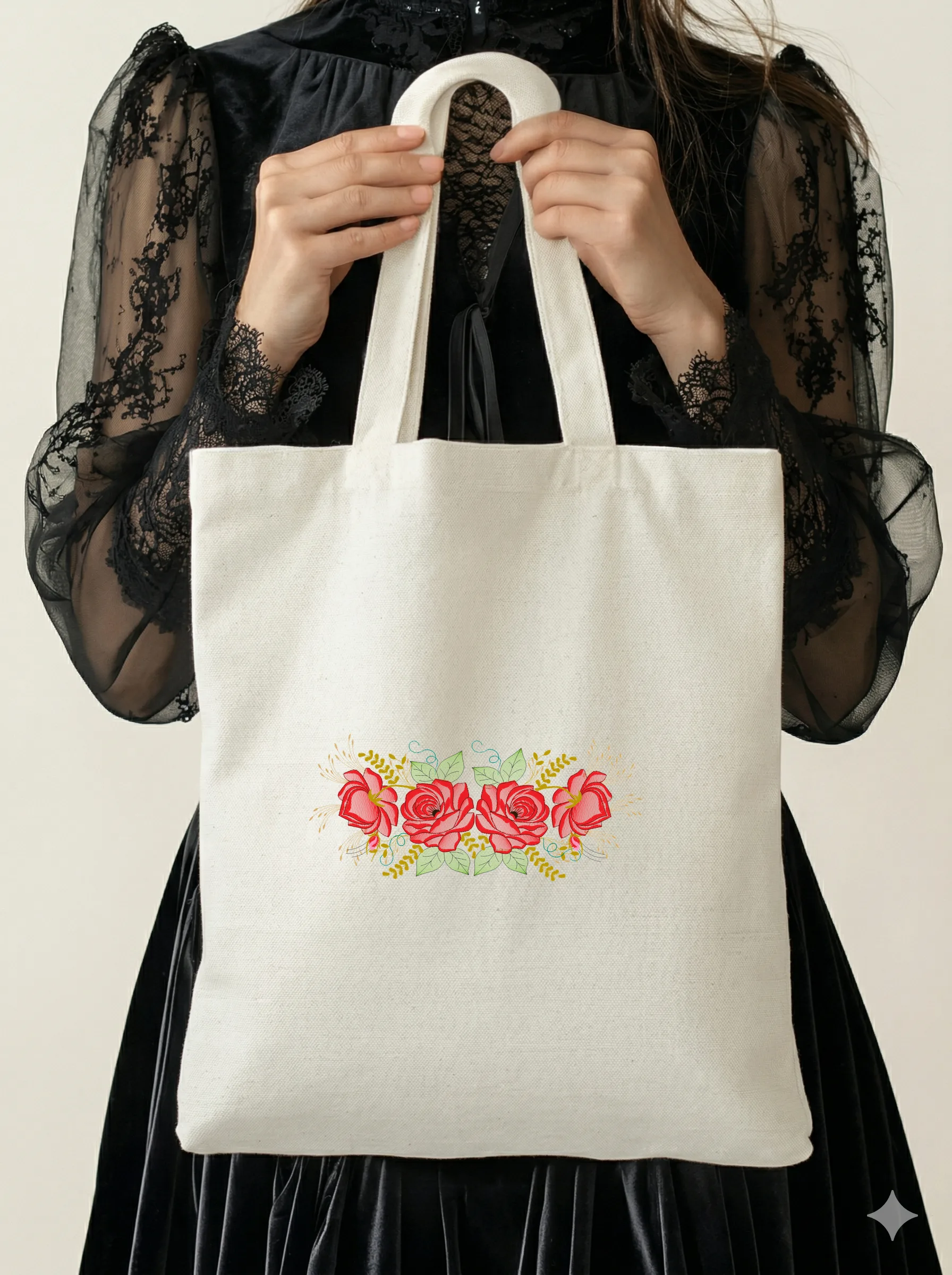Алые розы и золото (миниатюра 5)