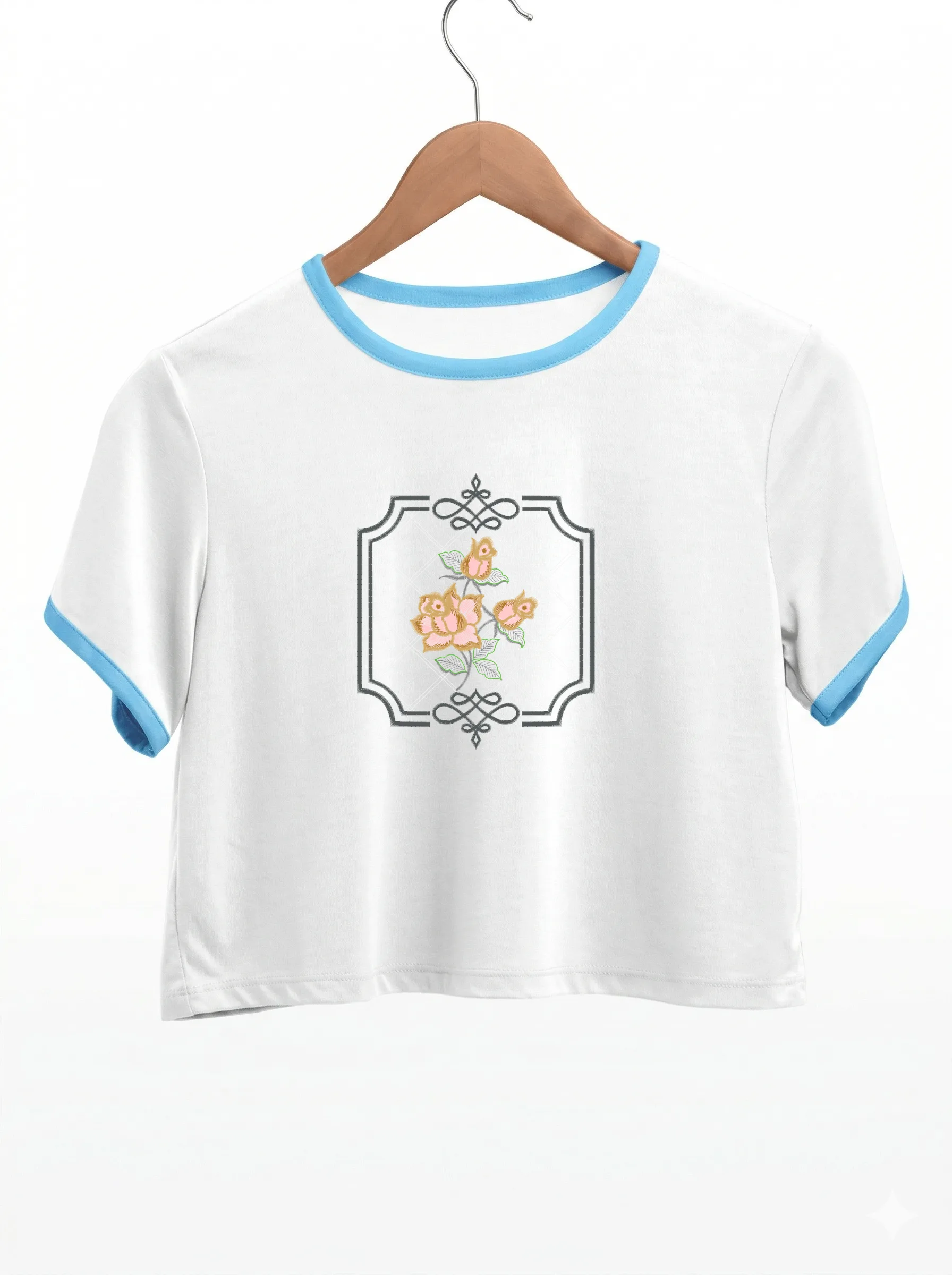 Винтажные розы в рамке (миниатюра 9)