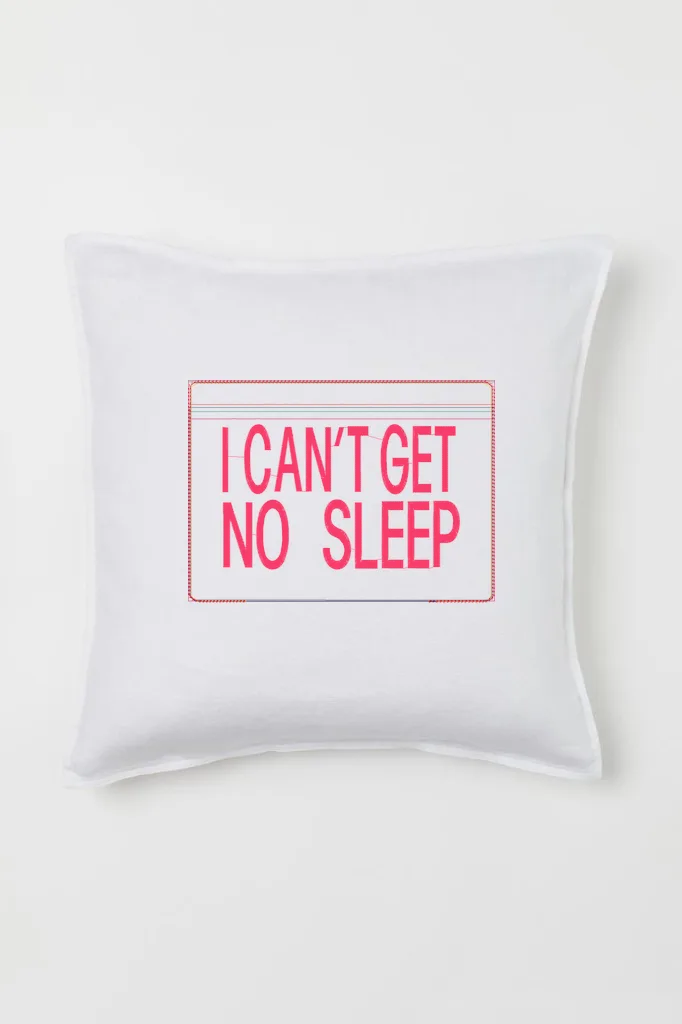 Надпись I Can't Get No Sleep (миниатюра 2)