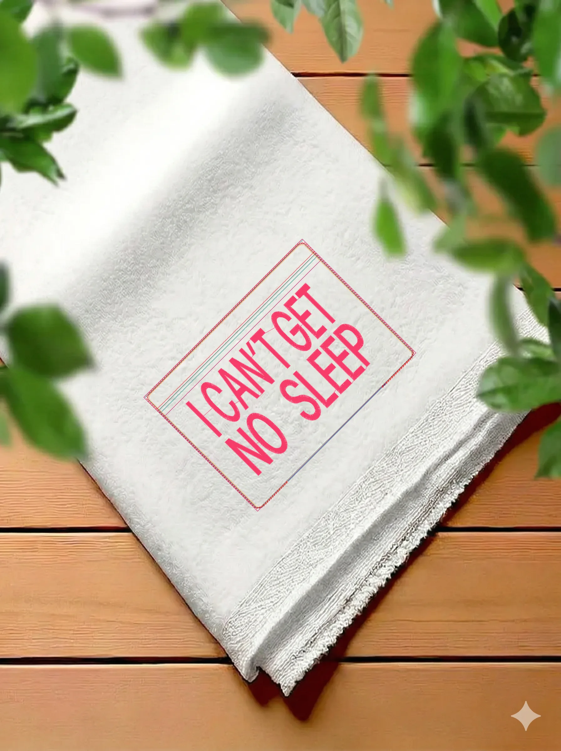 Надпись I Can't Get No Sleep (миниатюра 7)