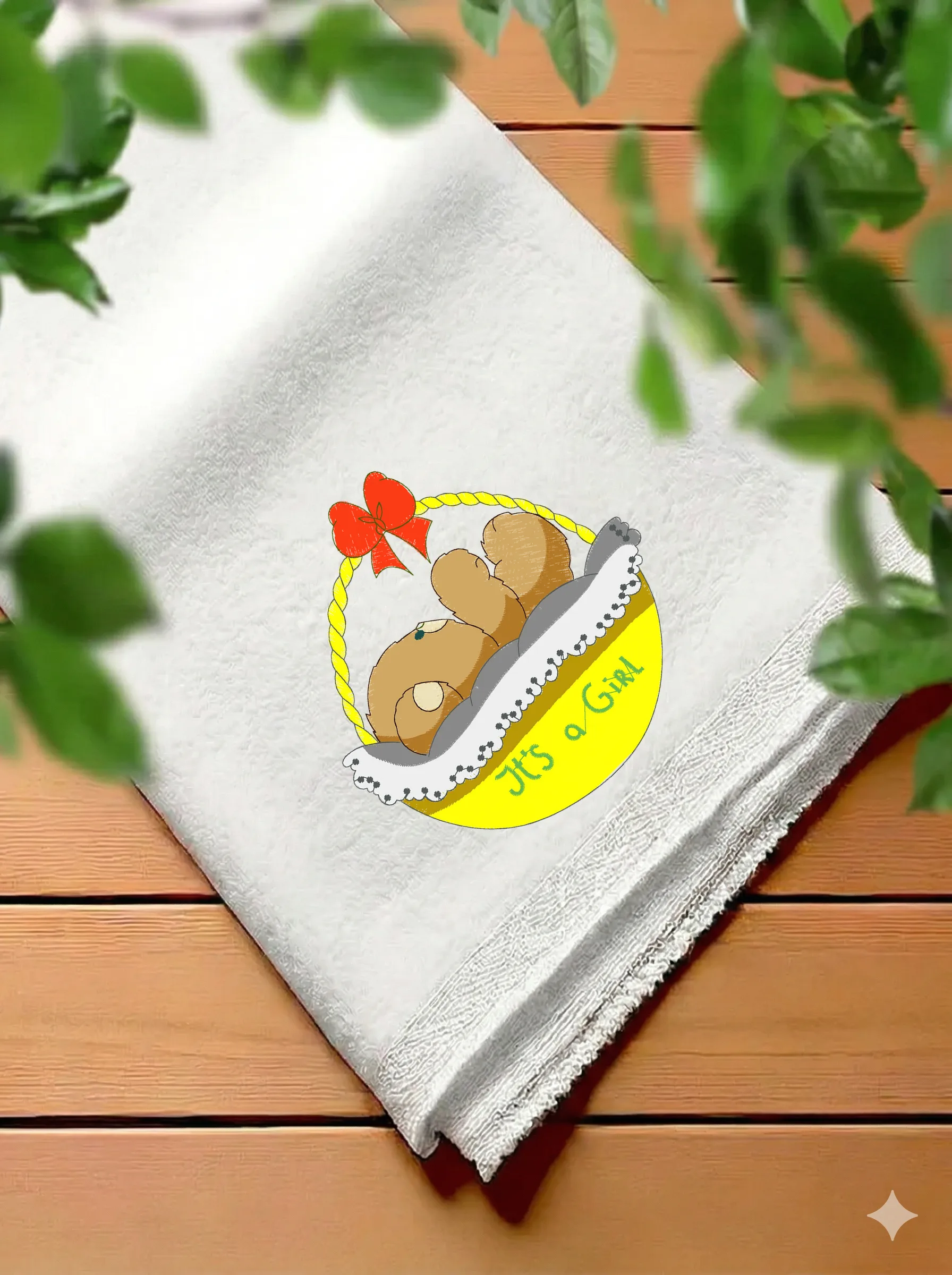 Спящий мишка в корзине (миниатюра 7)