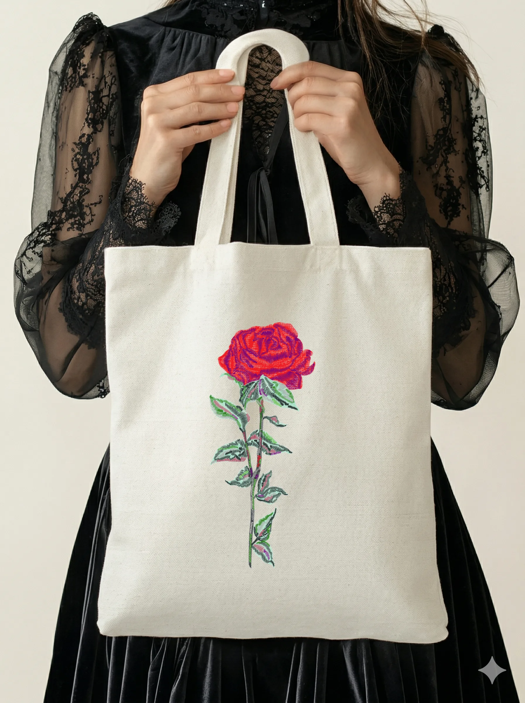 Элегантная алая роза (миниатюра 5)
