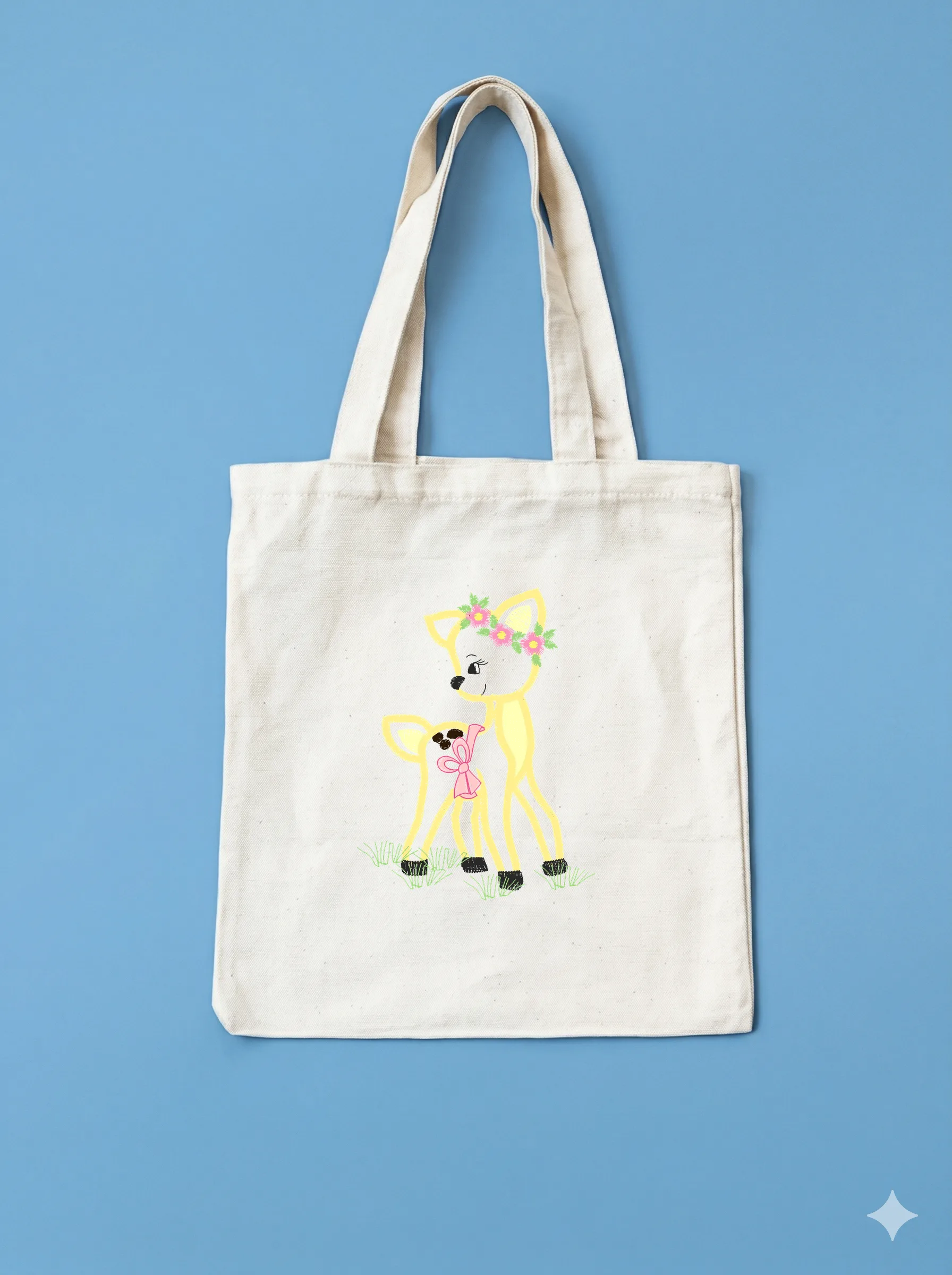 Милый олененок с веночком (миниатюра 10)