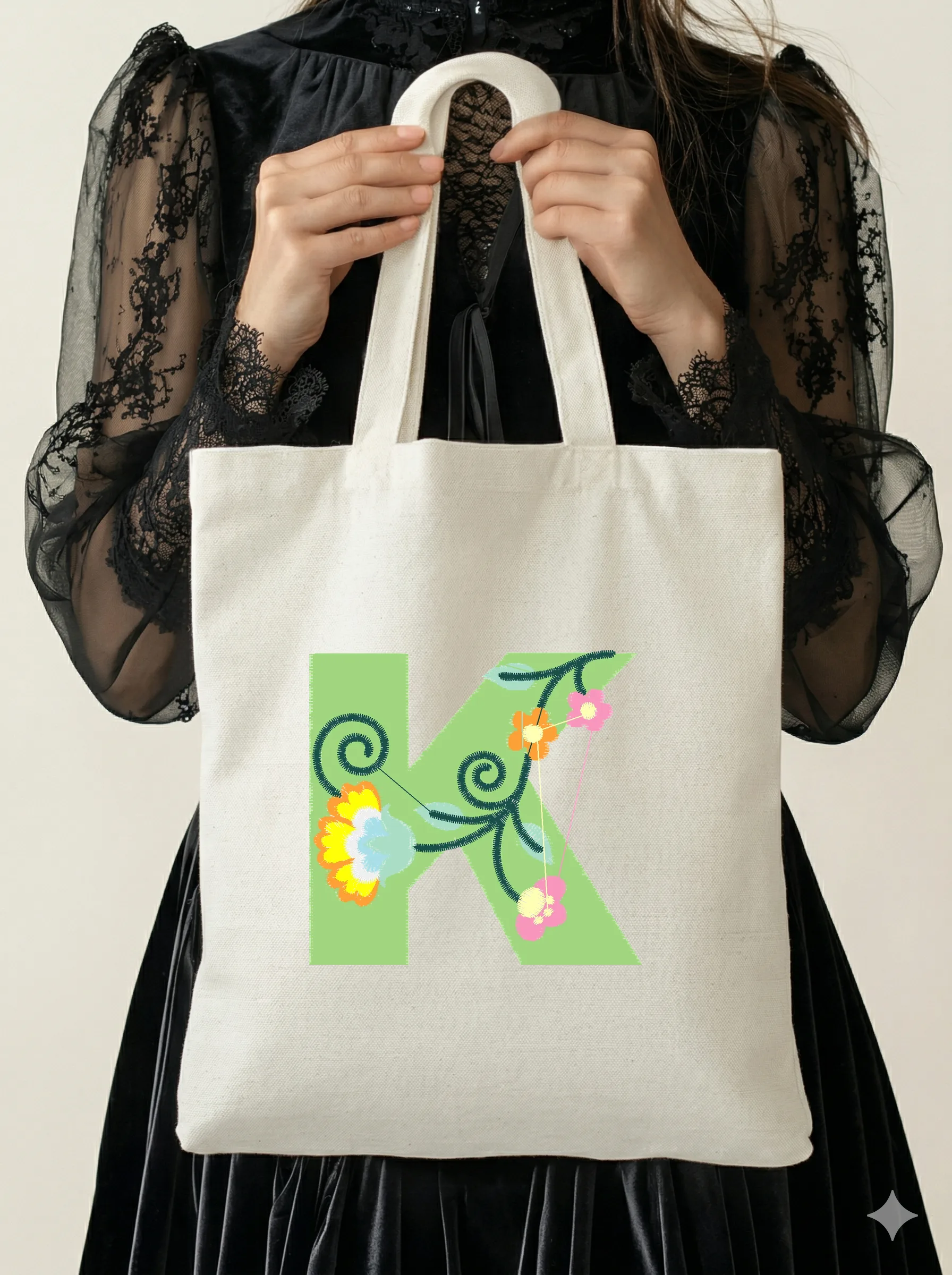 Цветочная монограмма K (миниатюра 5)