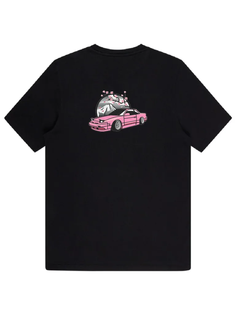 Розовый спорткар в сакуре (миниатюра 4)