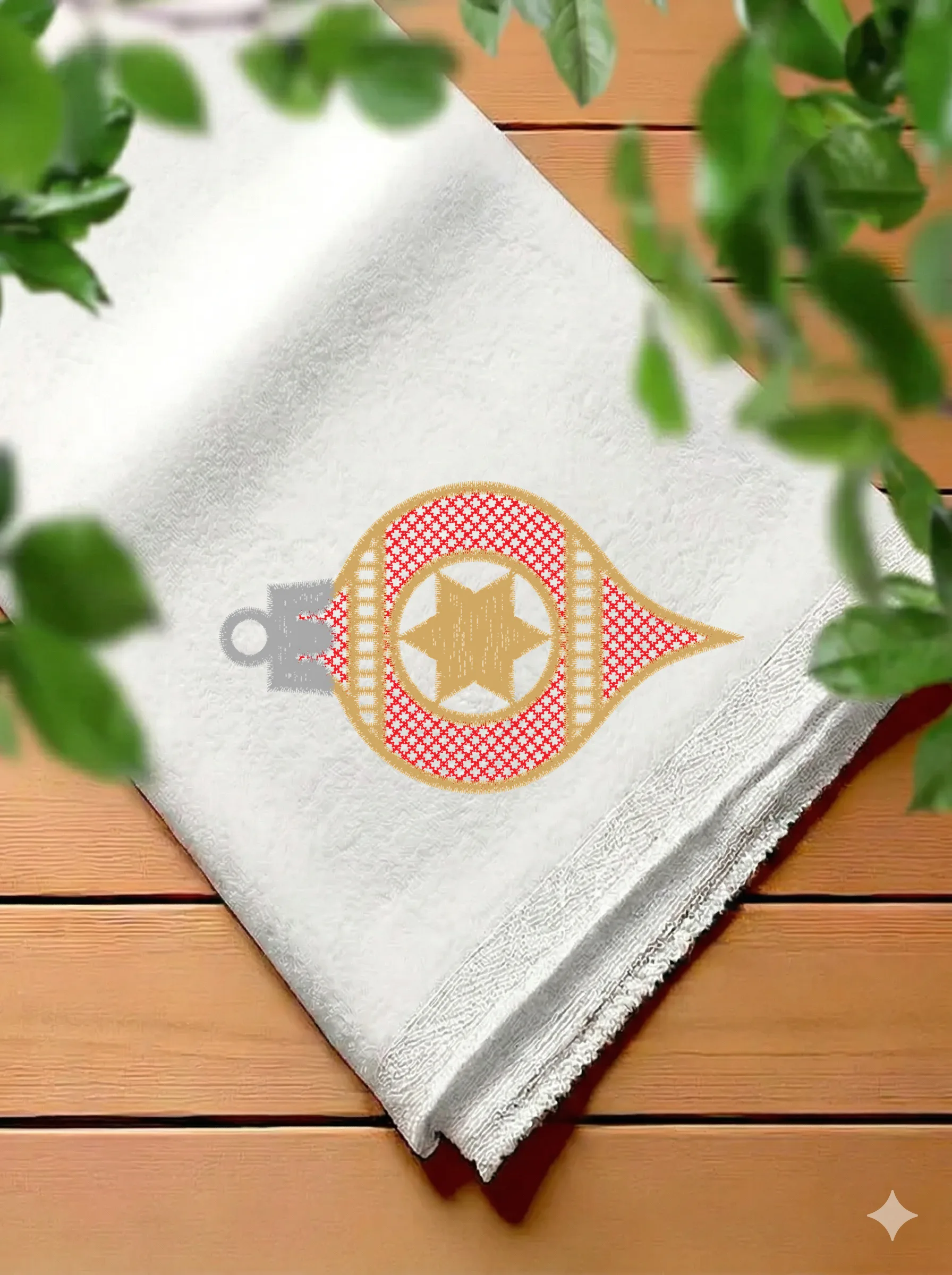 Новогодняя игрушка со звездой (миниатюра 7)