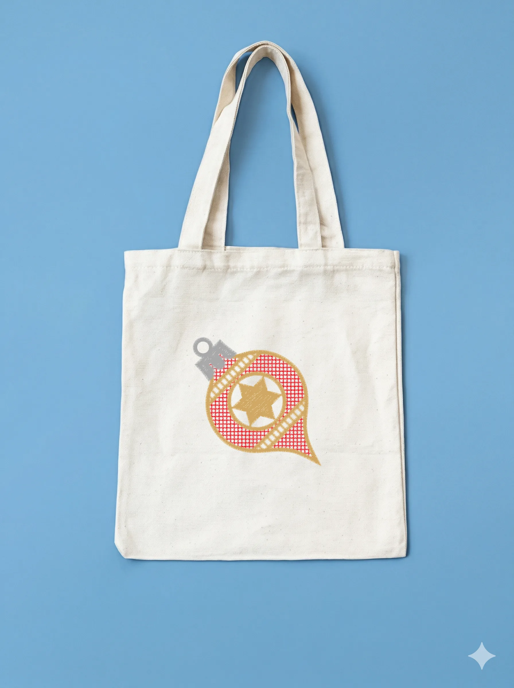 Новогодняя игрушка со звездой (миниатюра 10)