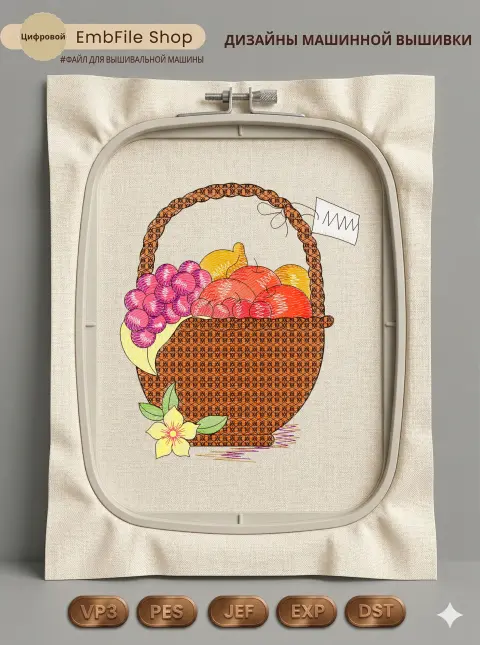 Корзина с фруктами