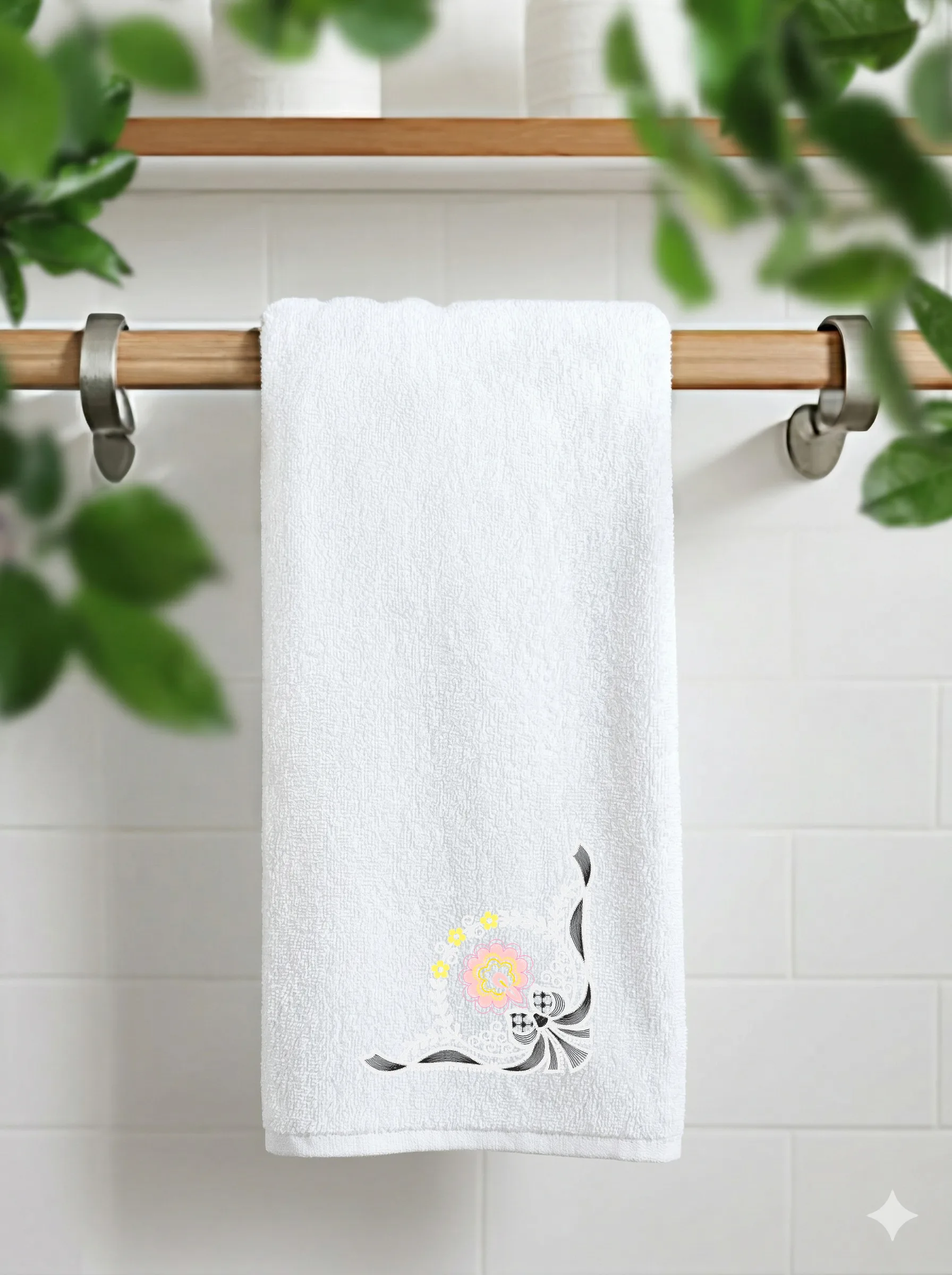Угловой цветочный орнамент (миниатюра 11)