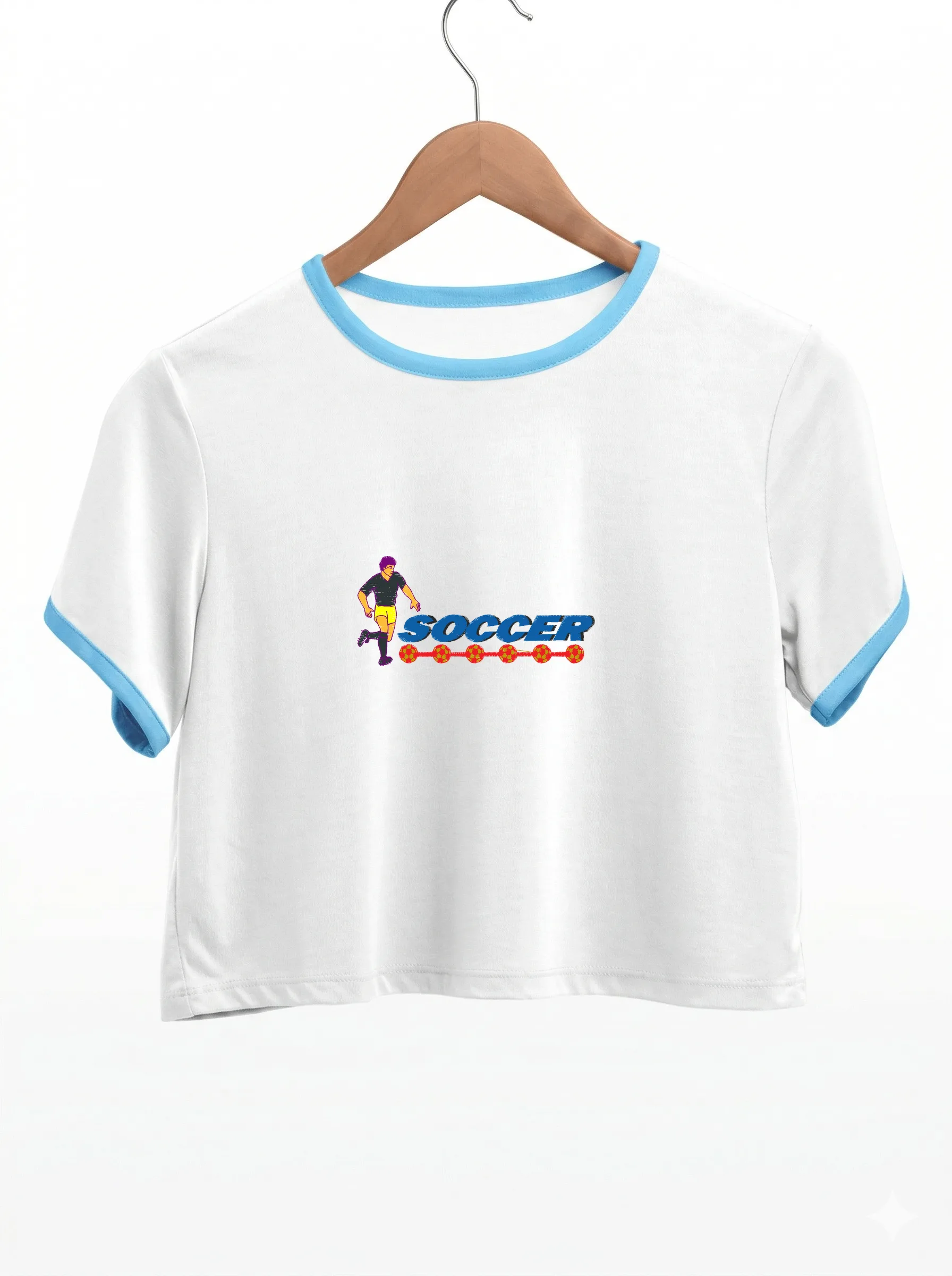 Футболист и надпись Soccer (миниатюра 9)