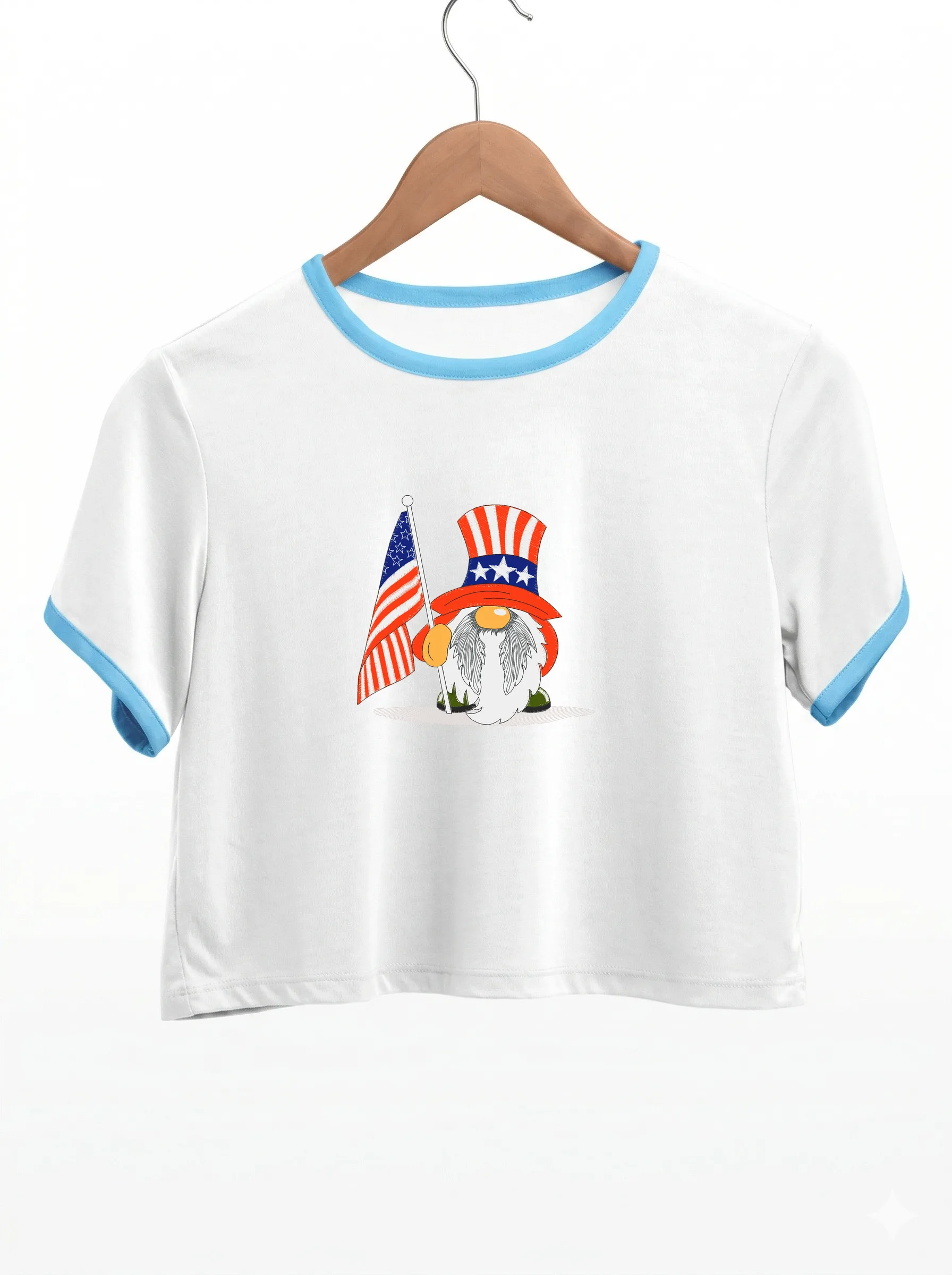 Американский гном с флагом (миниатюра 9)