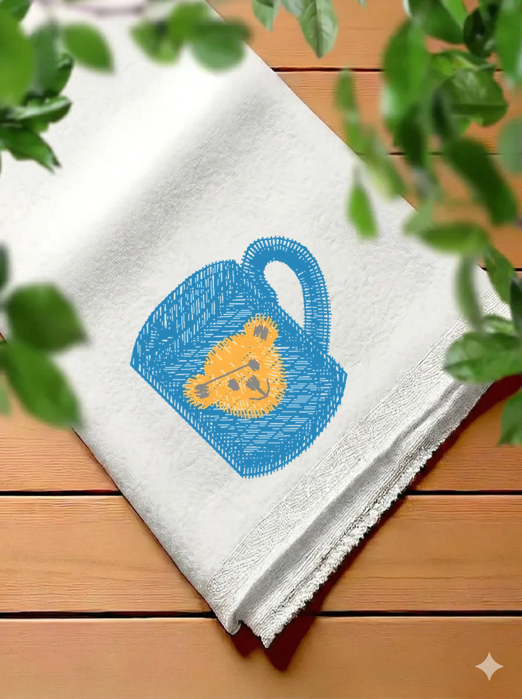 Синяя кружка с мишкой (миниатюра 7)