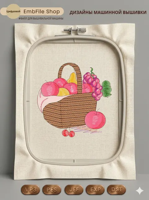 Корзина с фруктами