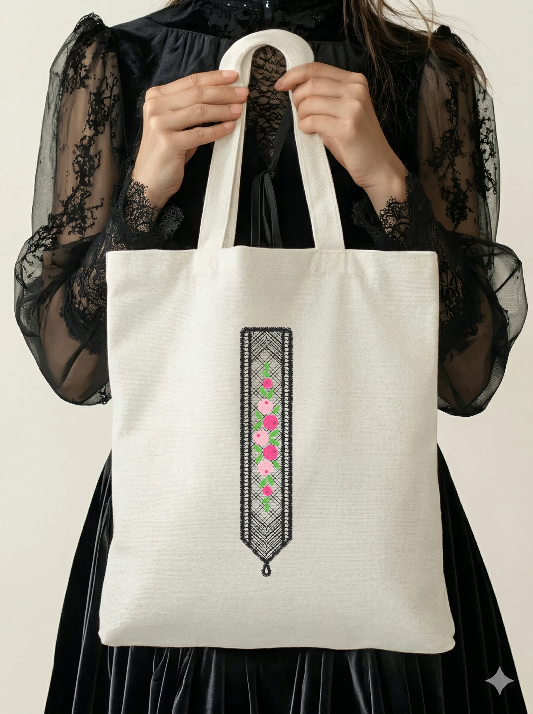 Цветочный кружевной орнамент (миниатюра 5)