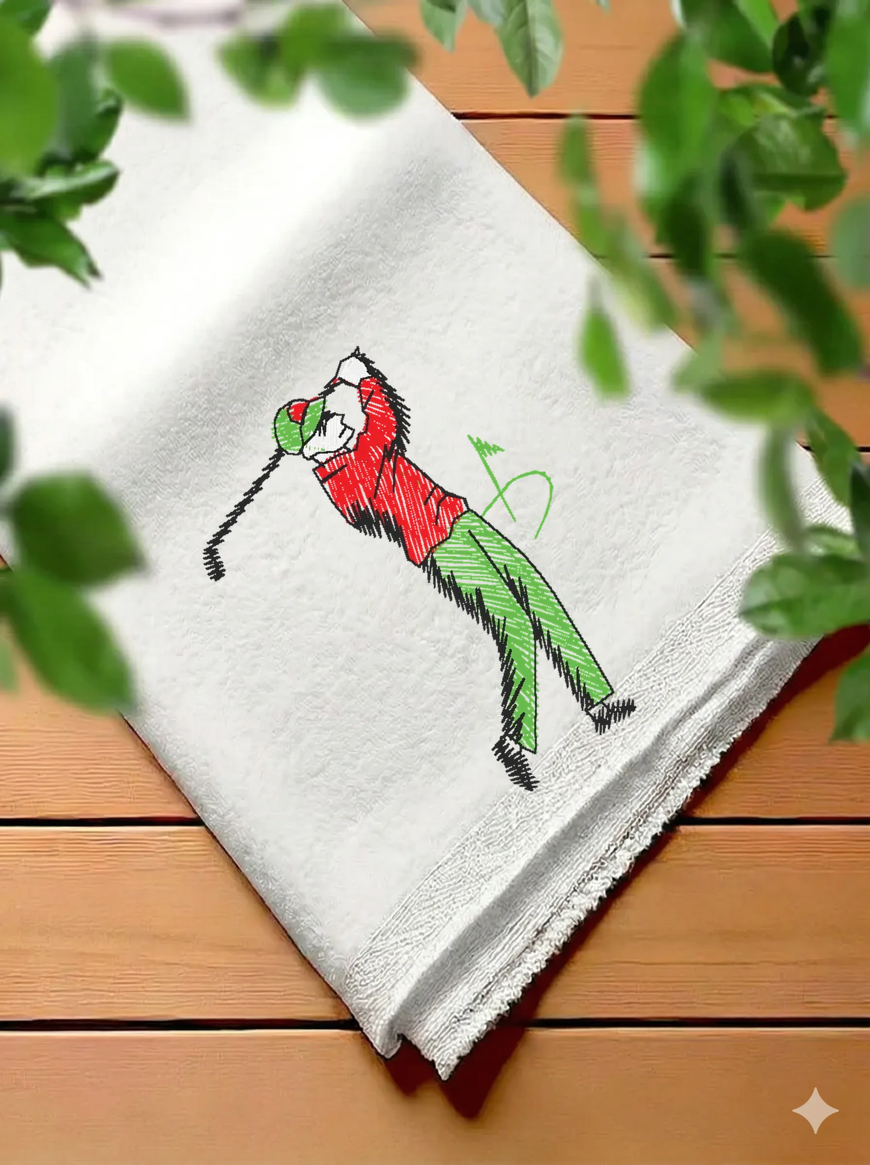 Эскиз игрока в гольф (миниатюра 7)