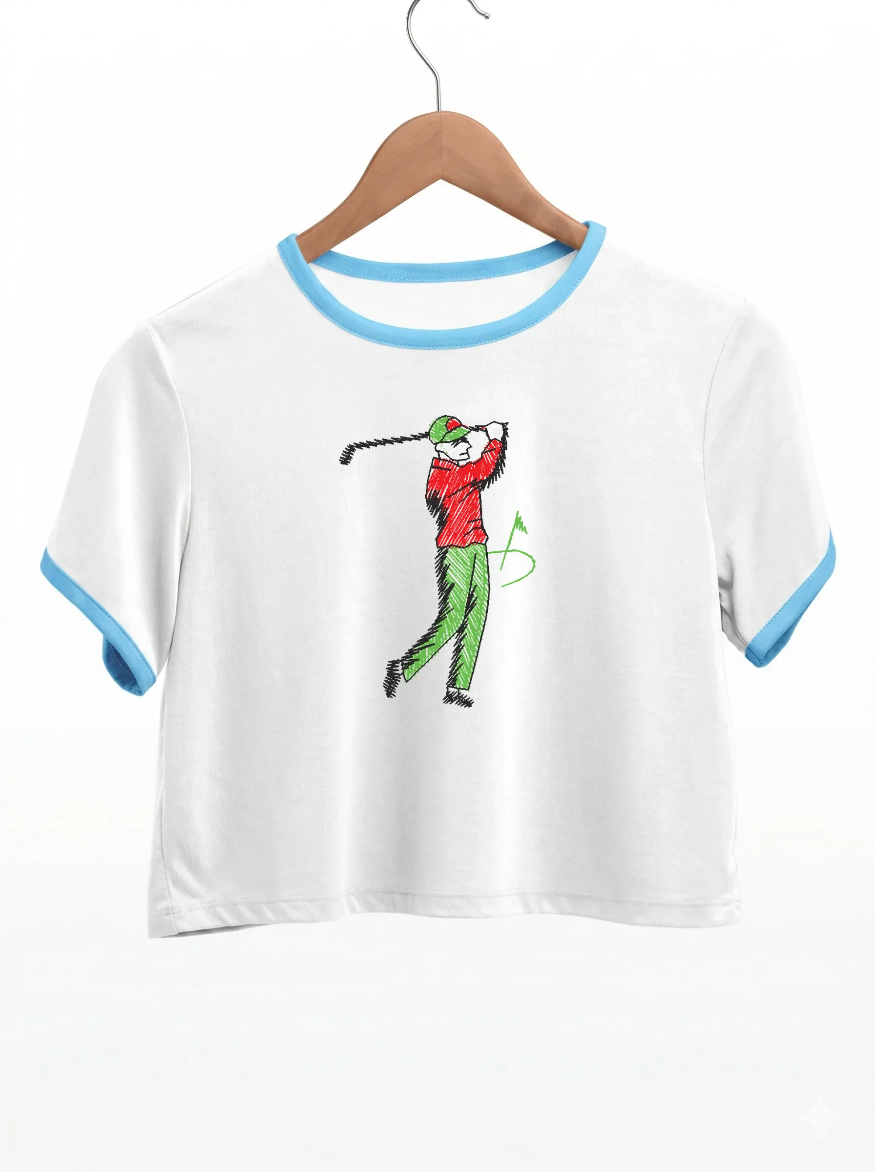 Эскиз игрока в гольф (миниатюра 9)