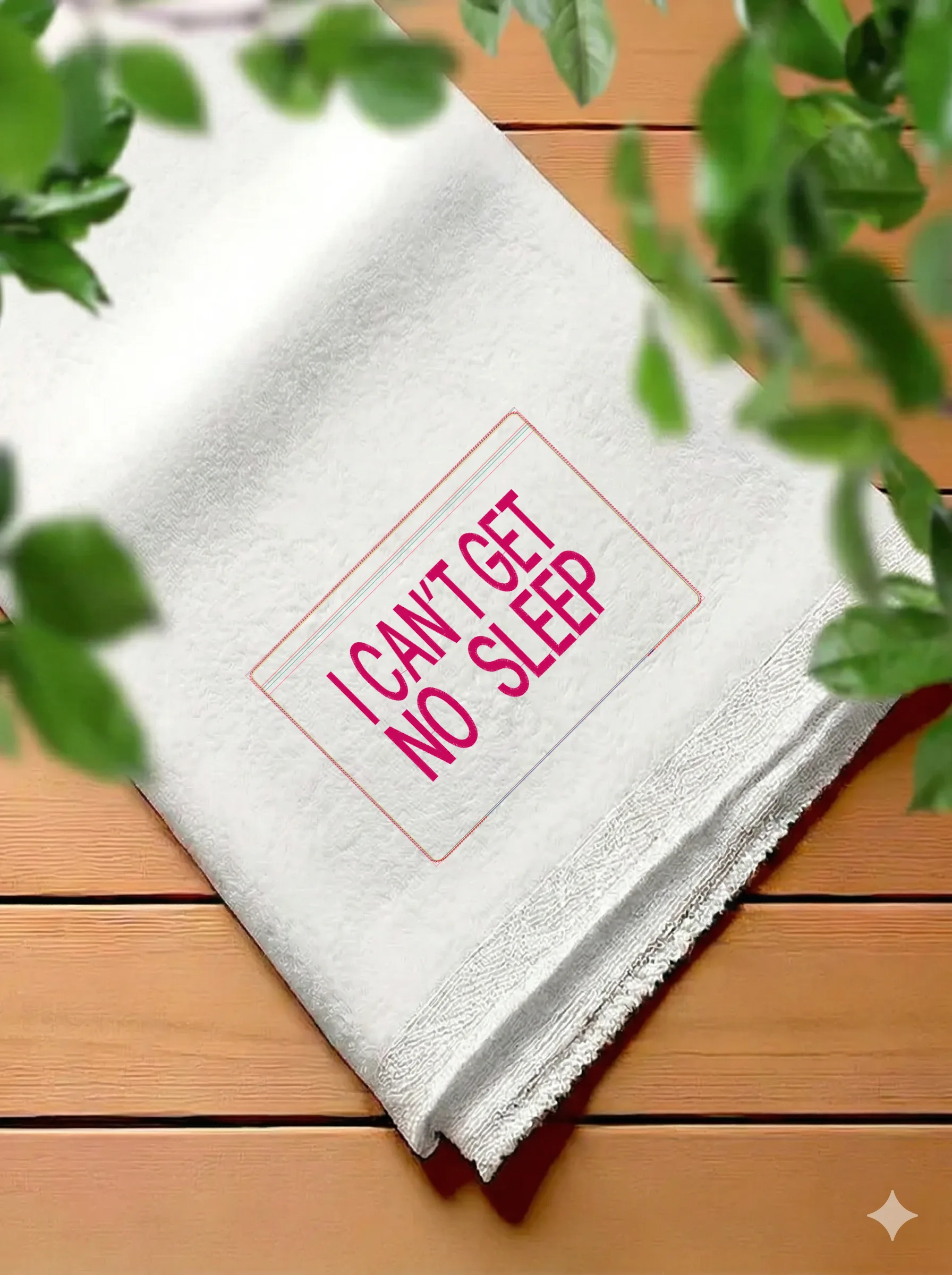 Надпись I Can't Get No Sleep (миниатюра 7)