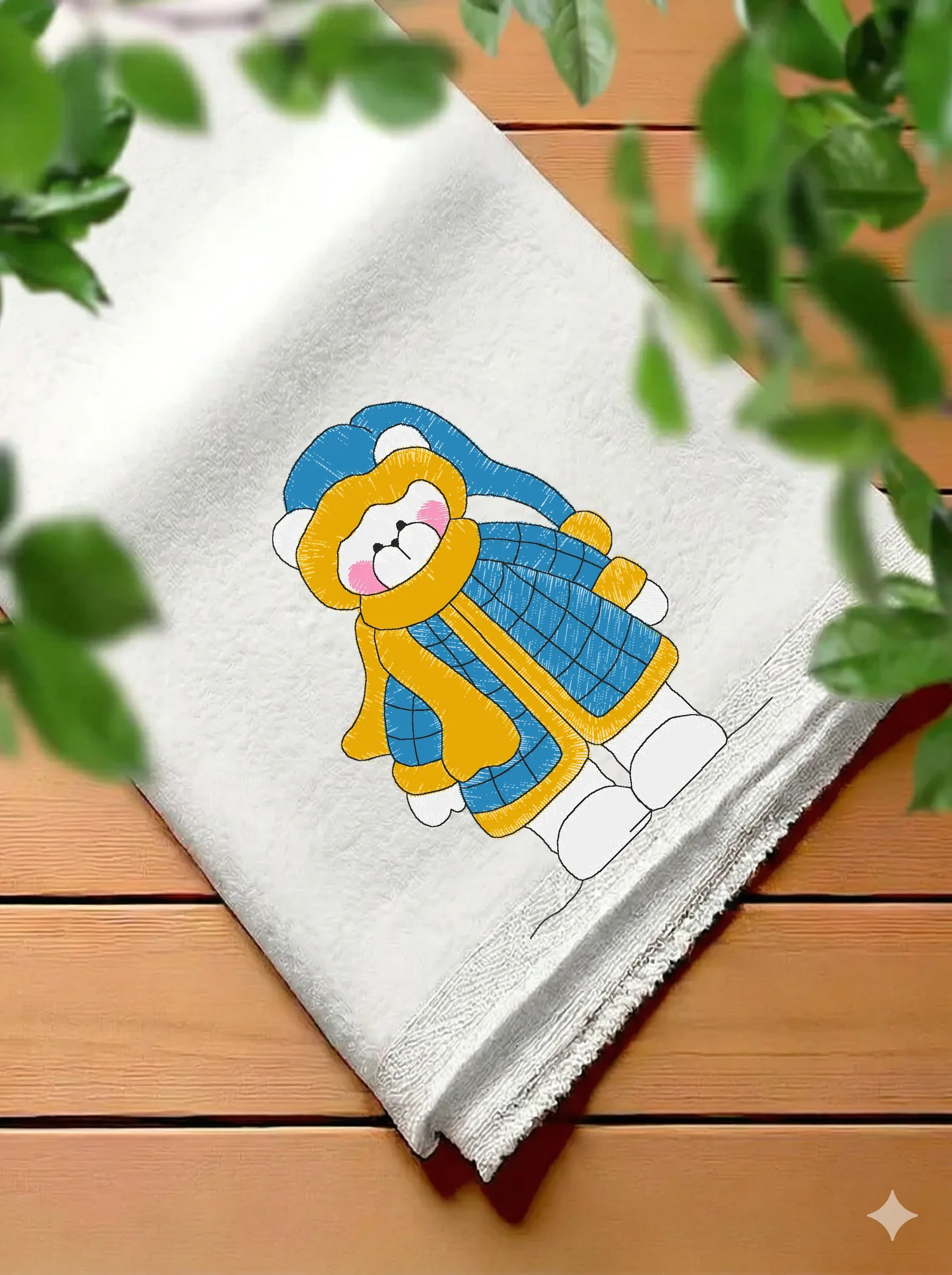 Зимний медвежонок в шубке (миниатюра 7)