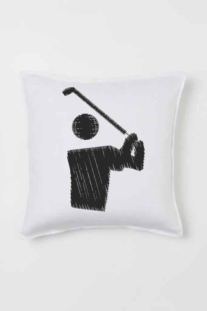 Силуэт игрока в гольф (миниатюра 2)