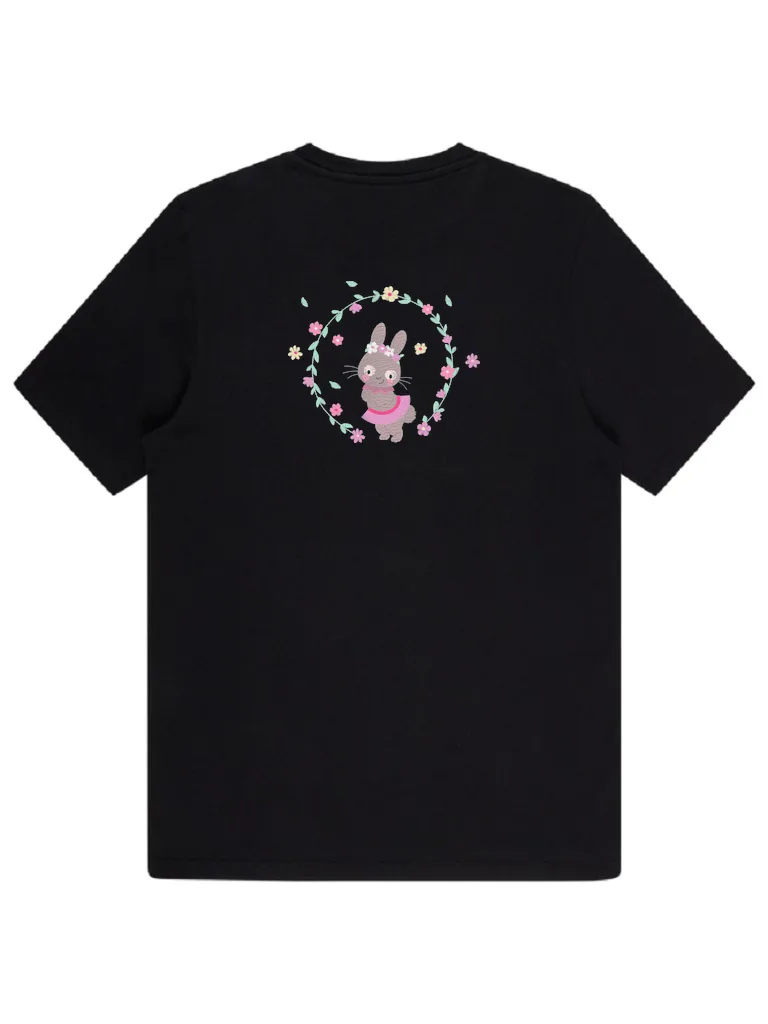 Зайка в цветочном венке (миниатюра 4)