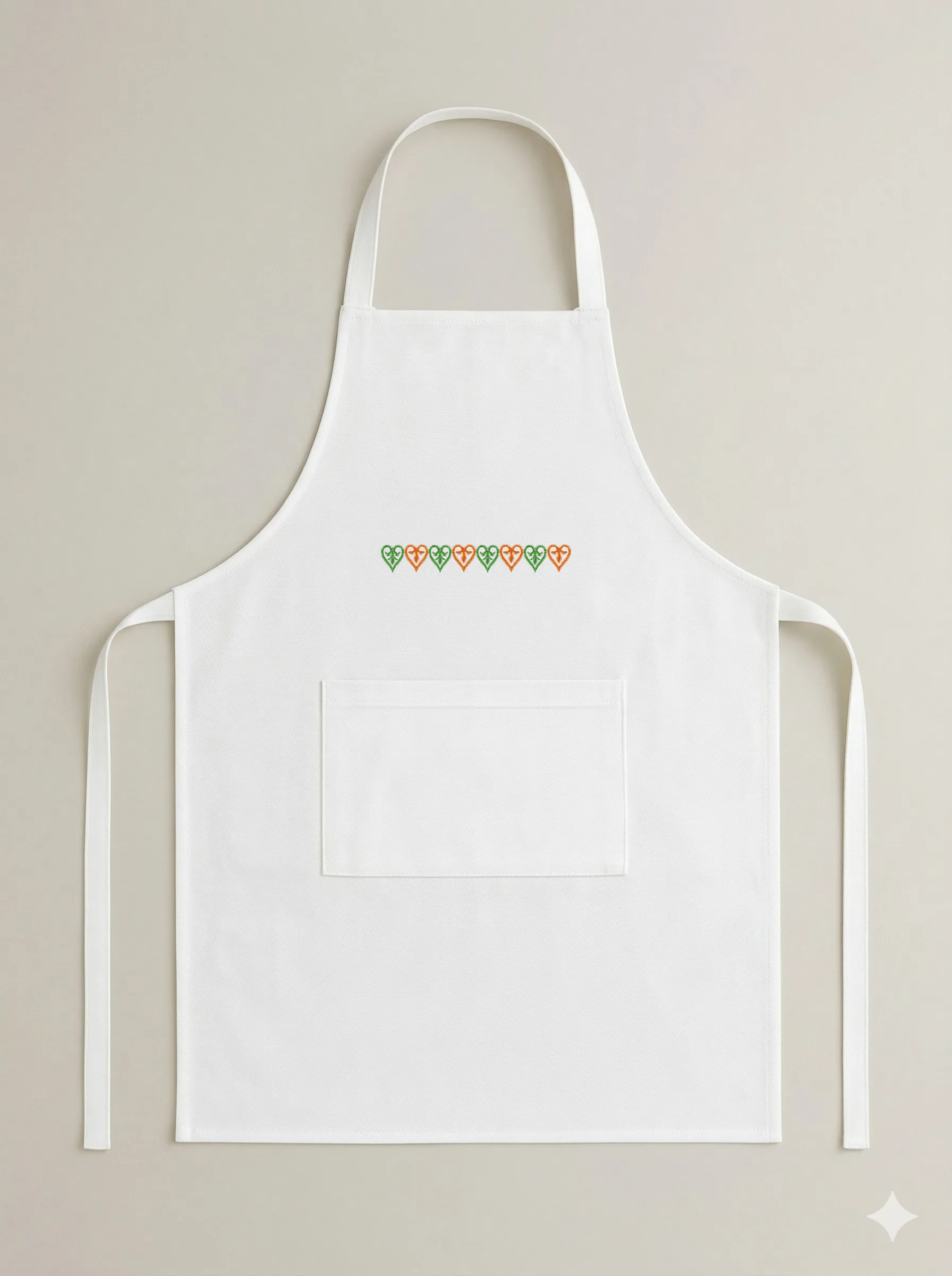 Дизайн машинной вышивки «Орнаментальный бордюр Сердца» (21.7×146.1 мм) — вид 6