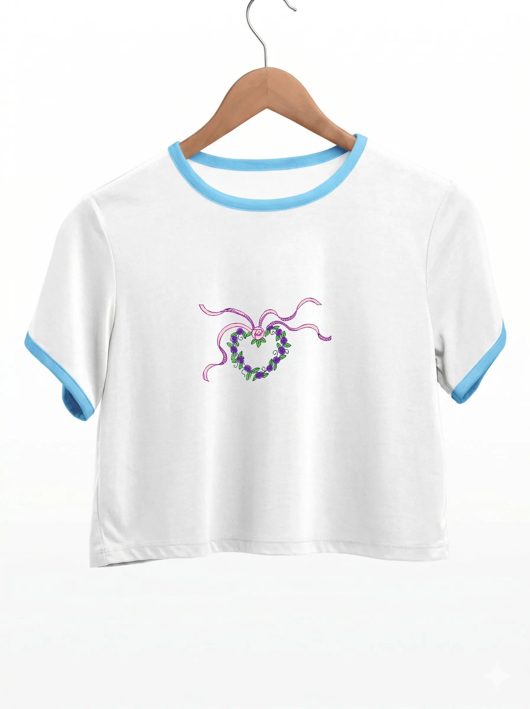Сердце из фиолетовых роз (миниатюра 9)