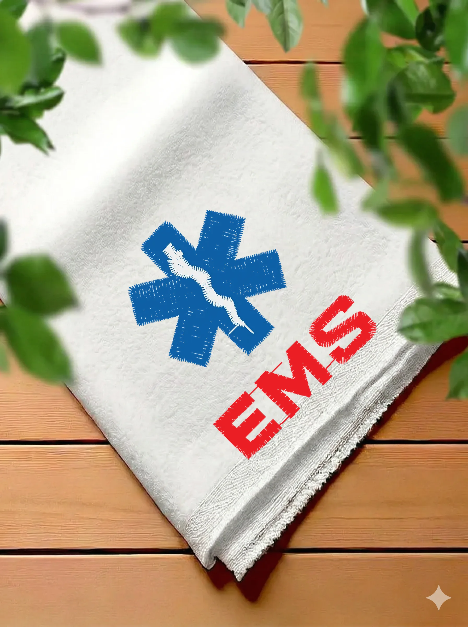 Дизайн машинной вышивки «Медицинская эмблема EMS» (41.8×51.4 мм) — вид 7