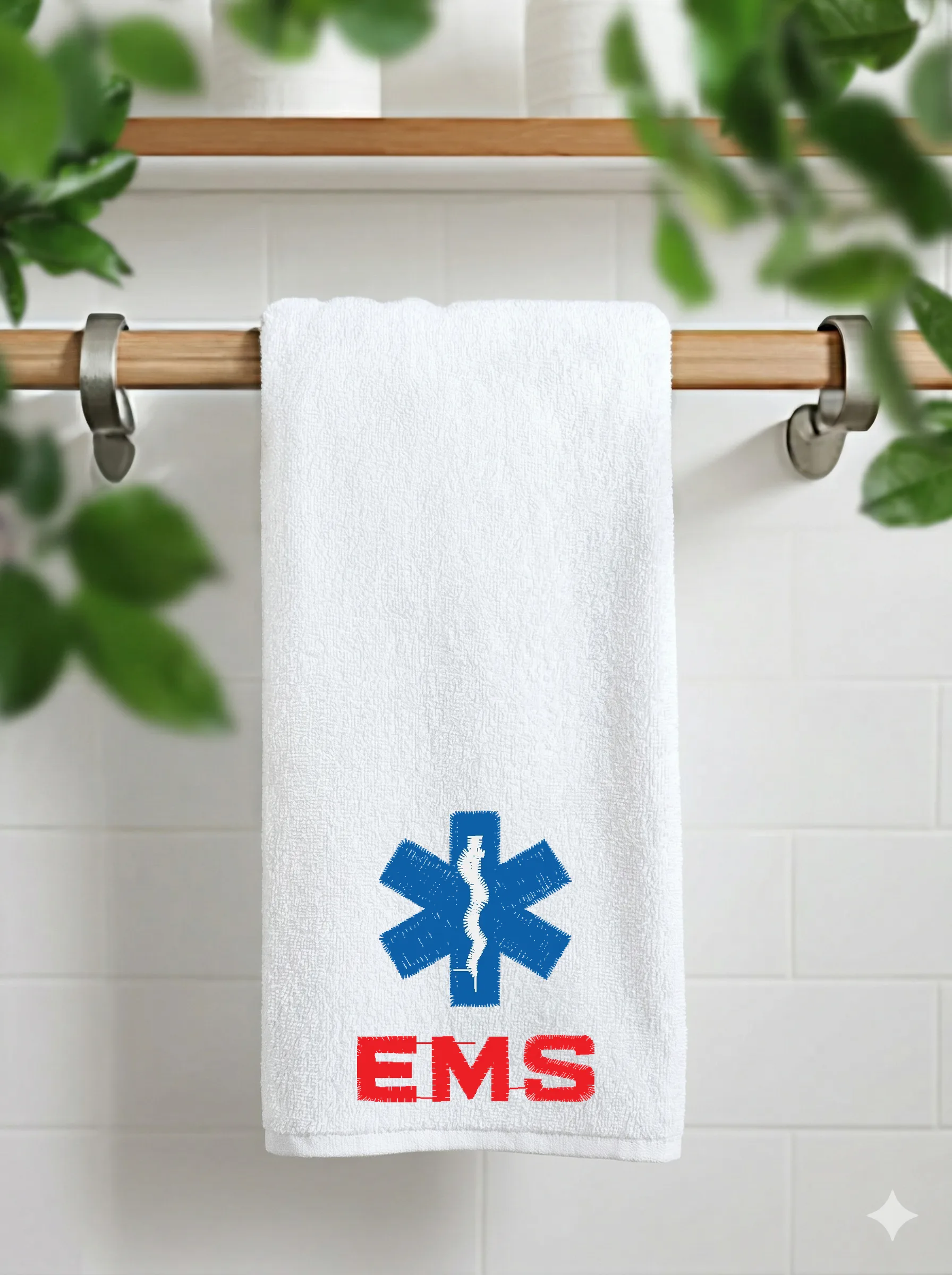 Дизайн машинной вышивки «Медицинская эмблема EMS» (41.8×51.4 мм) — вид 11