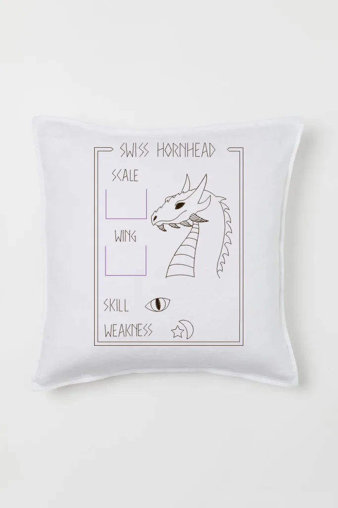 Дизайн машинной вышивки «Дракон Швейцарский рогохвост» (93.6×127.8 мм) — вид 2