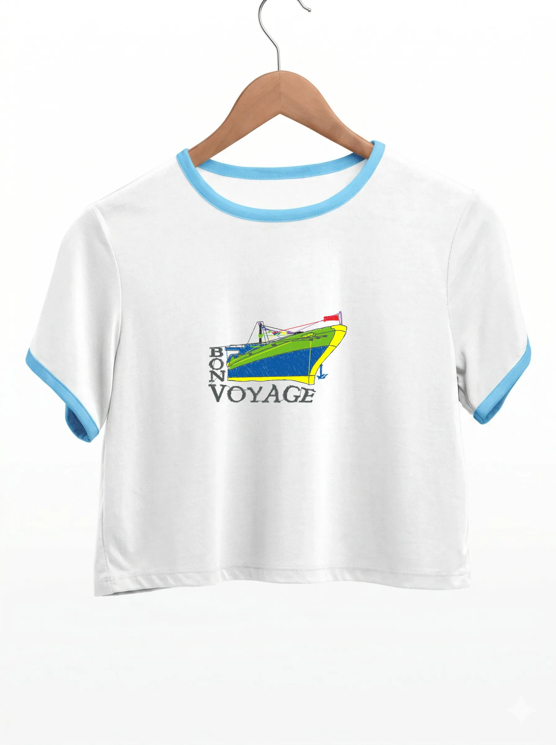 Дизайн машинной вышивки «Морской лайнер Bon Voyage» (81.8×53.9 мм) — вид 9