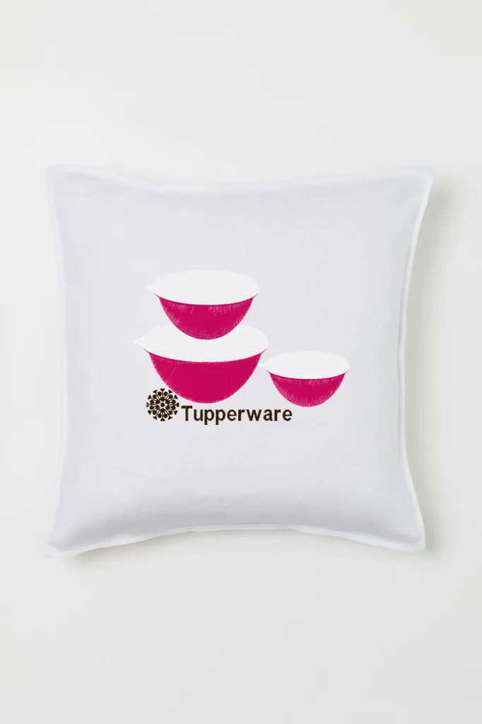 Дизайн машинной вышивки «Логотип и миски Tupperware» (126.7×177.3 мм) — вид 2