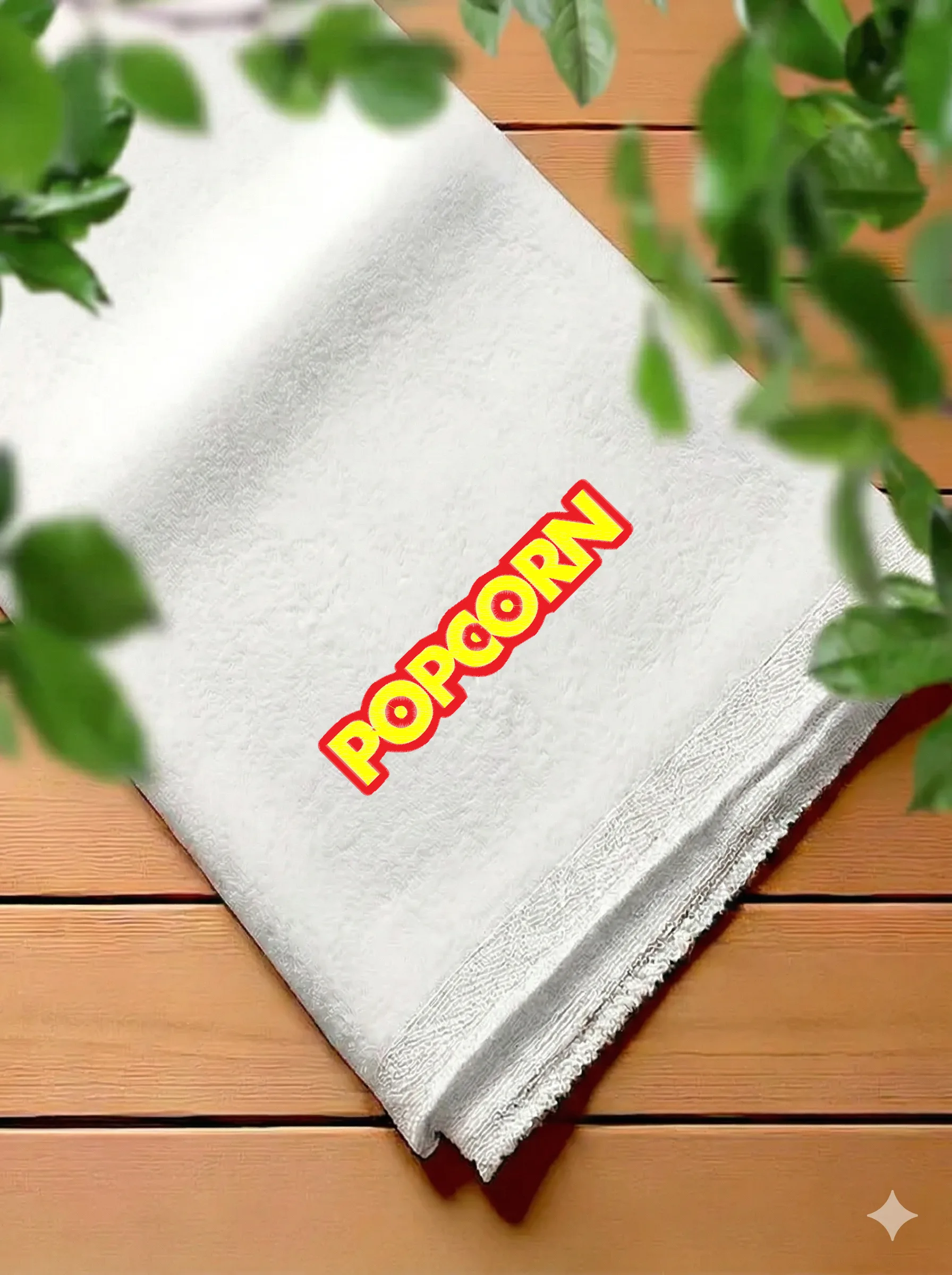 Дизайн машинной вышивки «Яркая надпись Popcorn» (51.6×245.4 мм) — вид 7