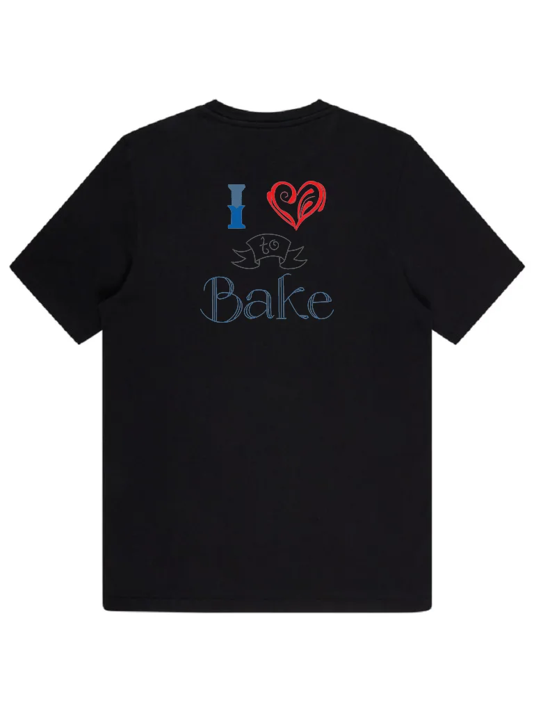 Дизайн машинной вышивки «Надпись I Love to Bake» (84.8×90.4 мм) — вид 4