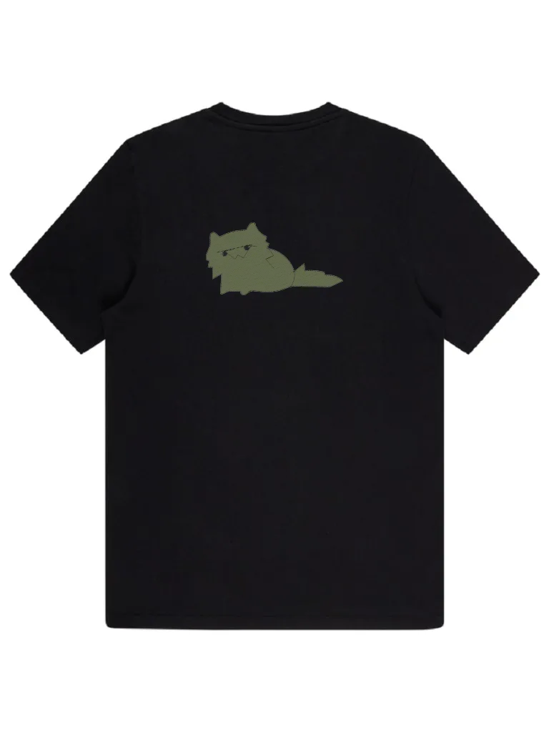 Дизайн машинной вышивки «Стилизованный хитрый кот» (80×42.2 мм) — вид 4