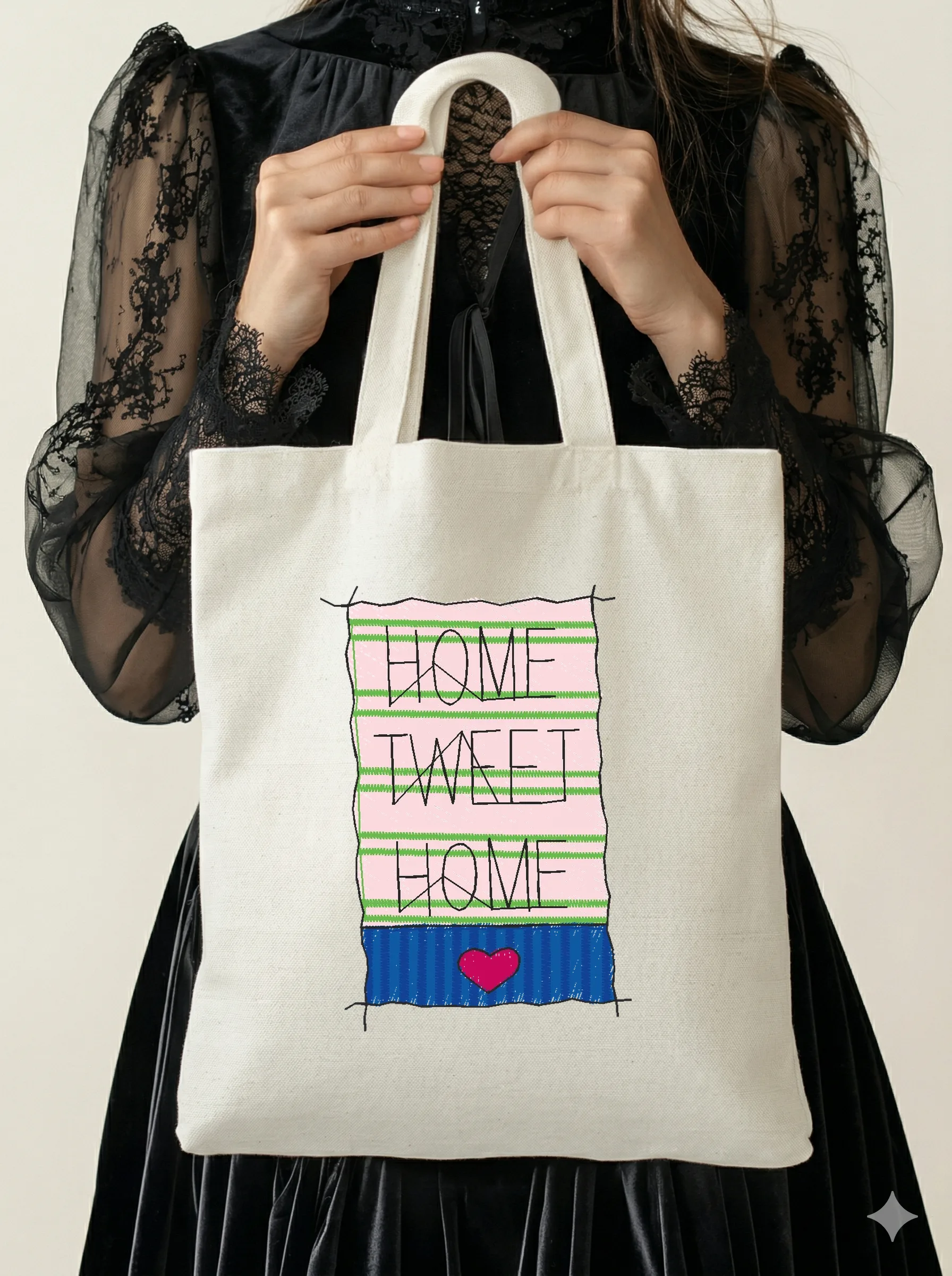Дизайн машинной вышивки «Декор Home Tweet Home» (51.2×73.4 мм) — вид 5