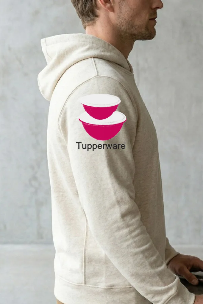 Дизайн машинной вышивки «Логотип Tupperware» (129×145.6 мм) — вид 3